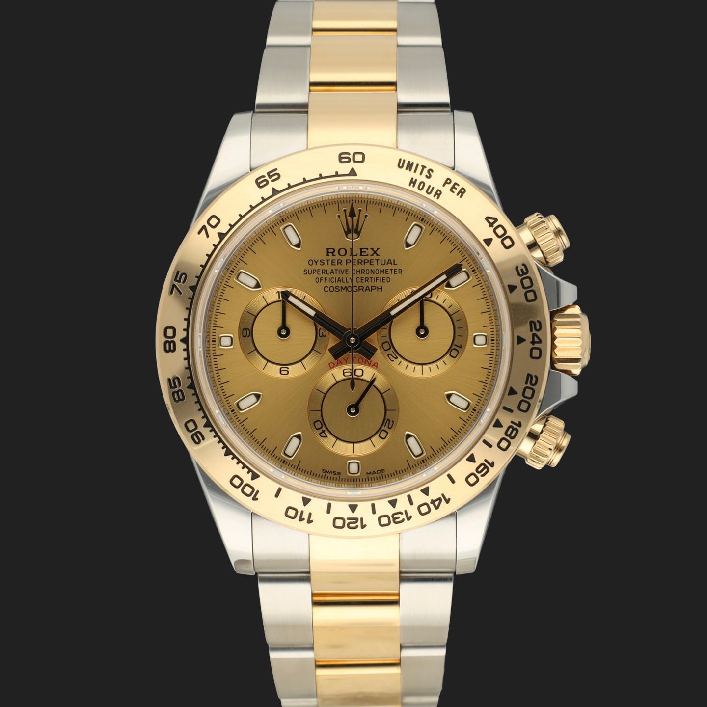 Rolex Daytona 116503 (2023) - Champagne dial 40 mm Gold/Steel case (3/8)