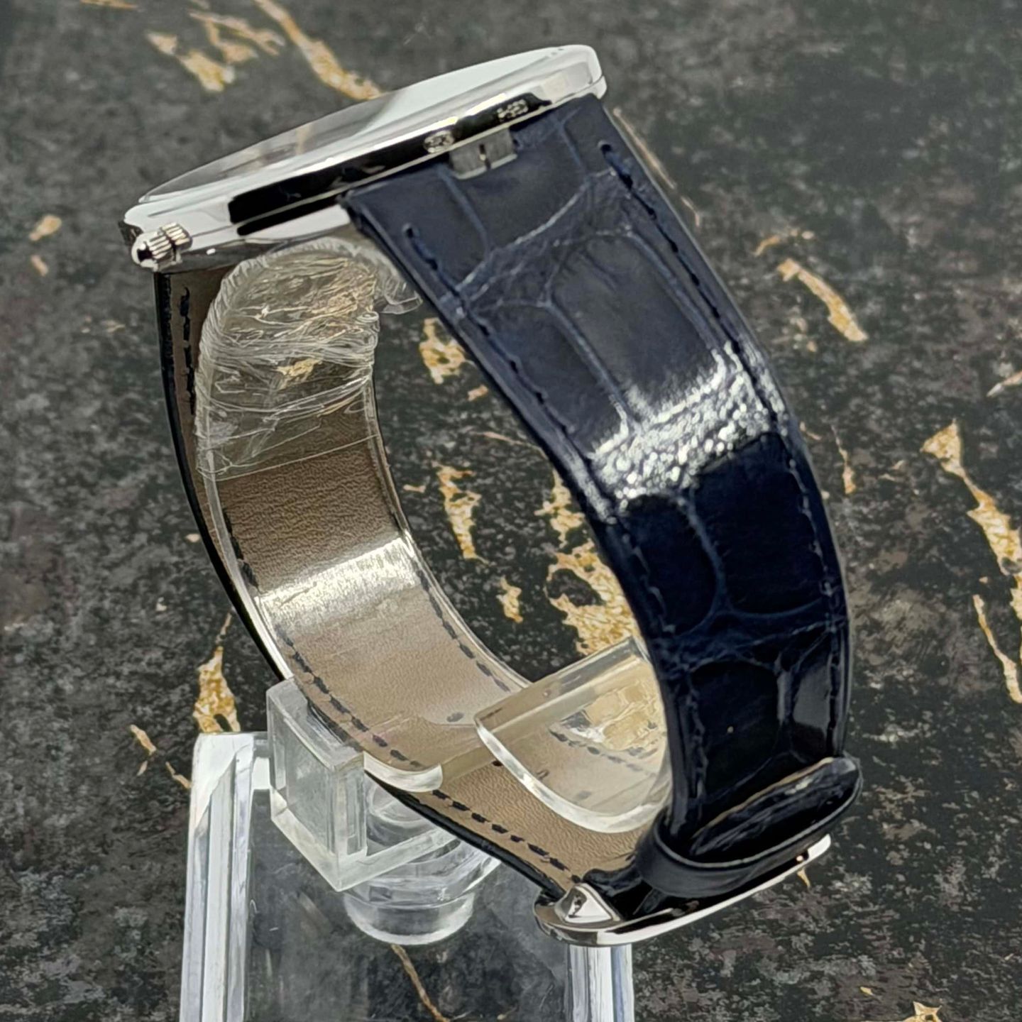 Patek Philippe Golden Ellipse 5738P-001 (2026) - Blauw wijzerplaat 35mm Platina (6/8)