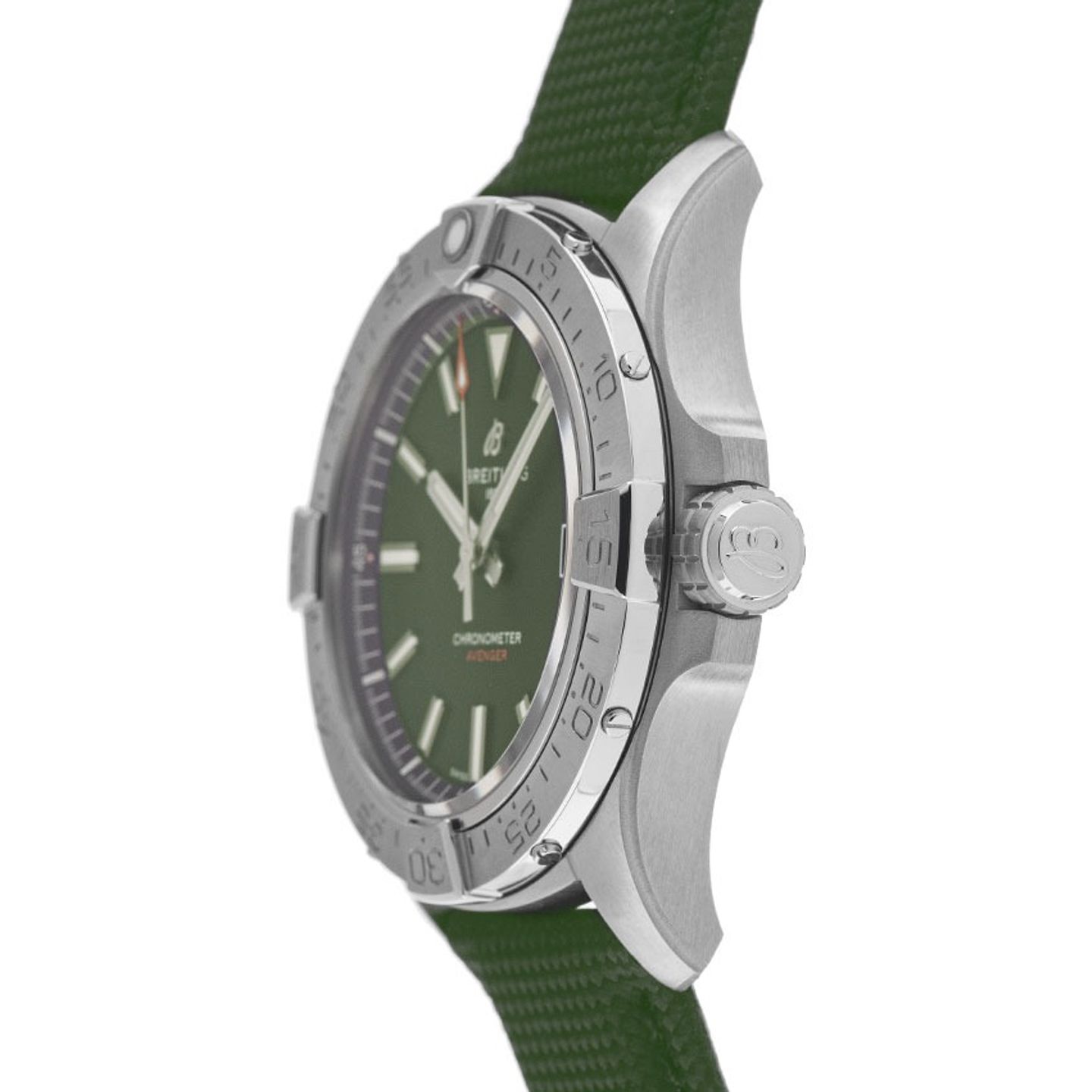 Breitling Avenger A17328101L1X1 (2025) - Groen wijzerplaat 42mm Staal (4/7)