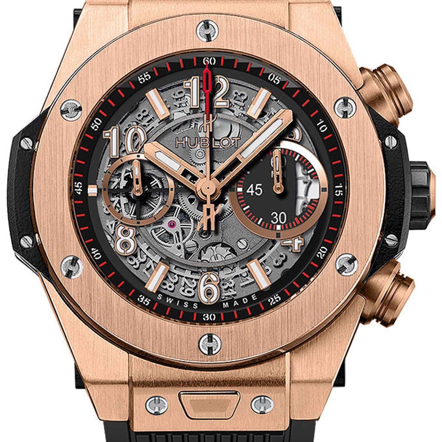 Hublot Big Bang Unico 441.OX.1180.RX.1704 (2021) - Transparent dial 42 mm Rose Gold case (1/3)