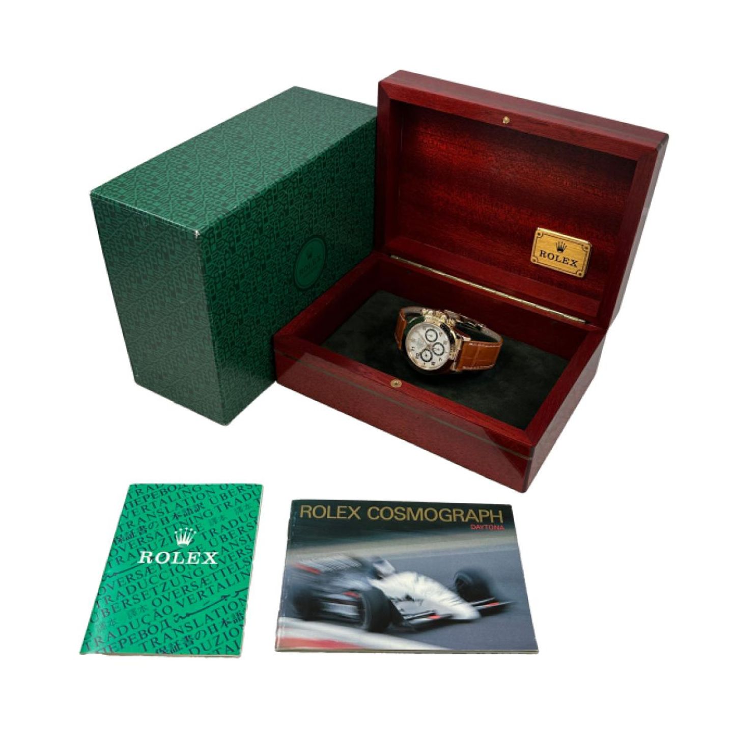 Rolex Daytona 16518 (1994) - White dial 40 mm Yellow Gold case (5/5)