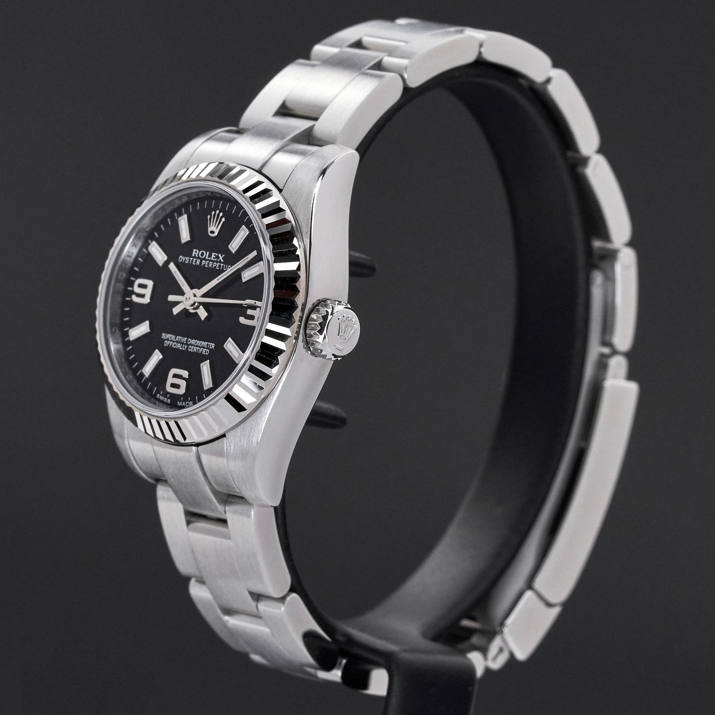 Rolex Oyster Perpetual 26 176234 (2012) - 26 mm Steel case (3/8)