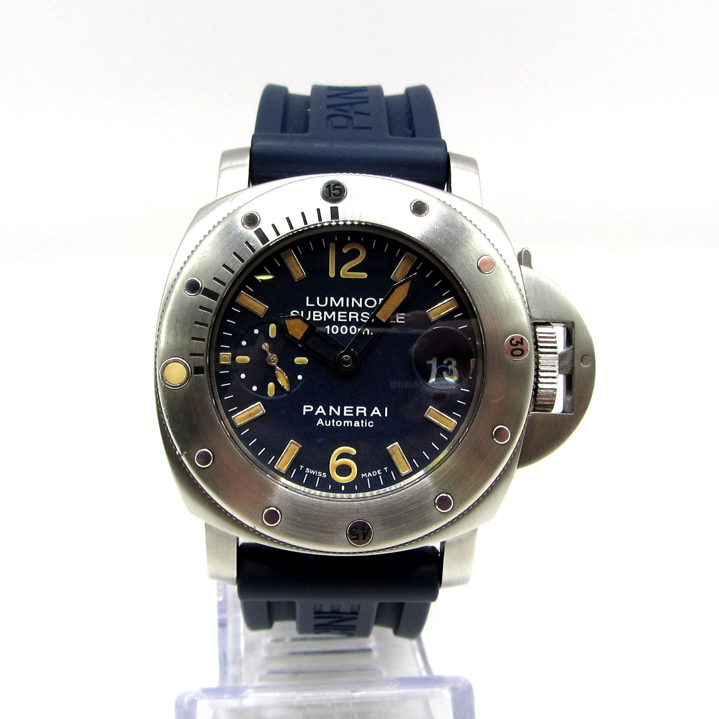 Panerai Luminor Submersible PAM00087 (2005) - Blauw wijzerplaat 44mm Staal (5/5)
