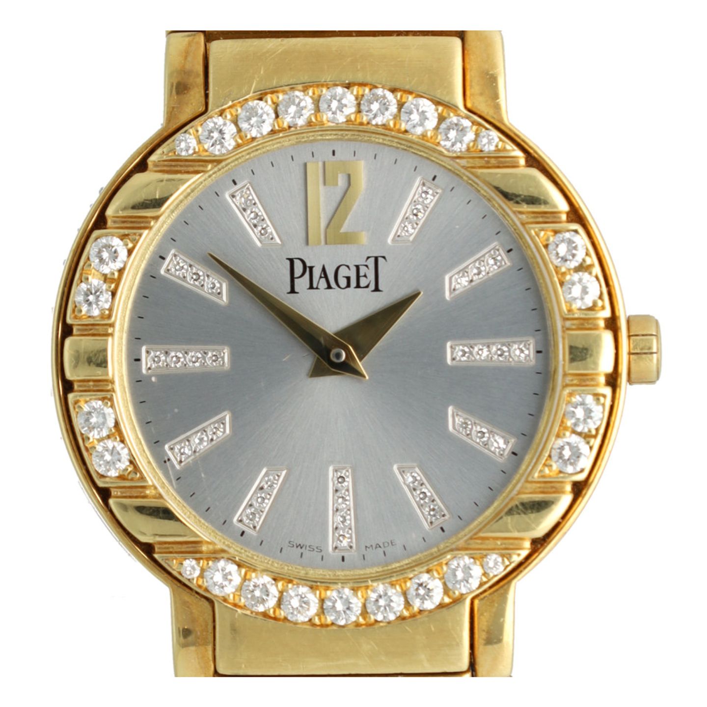 Piaget Polo 27501 (2000) - Silver dial 28 mm Yellow Gold case (13/14)