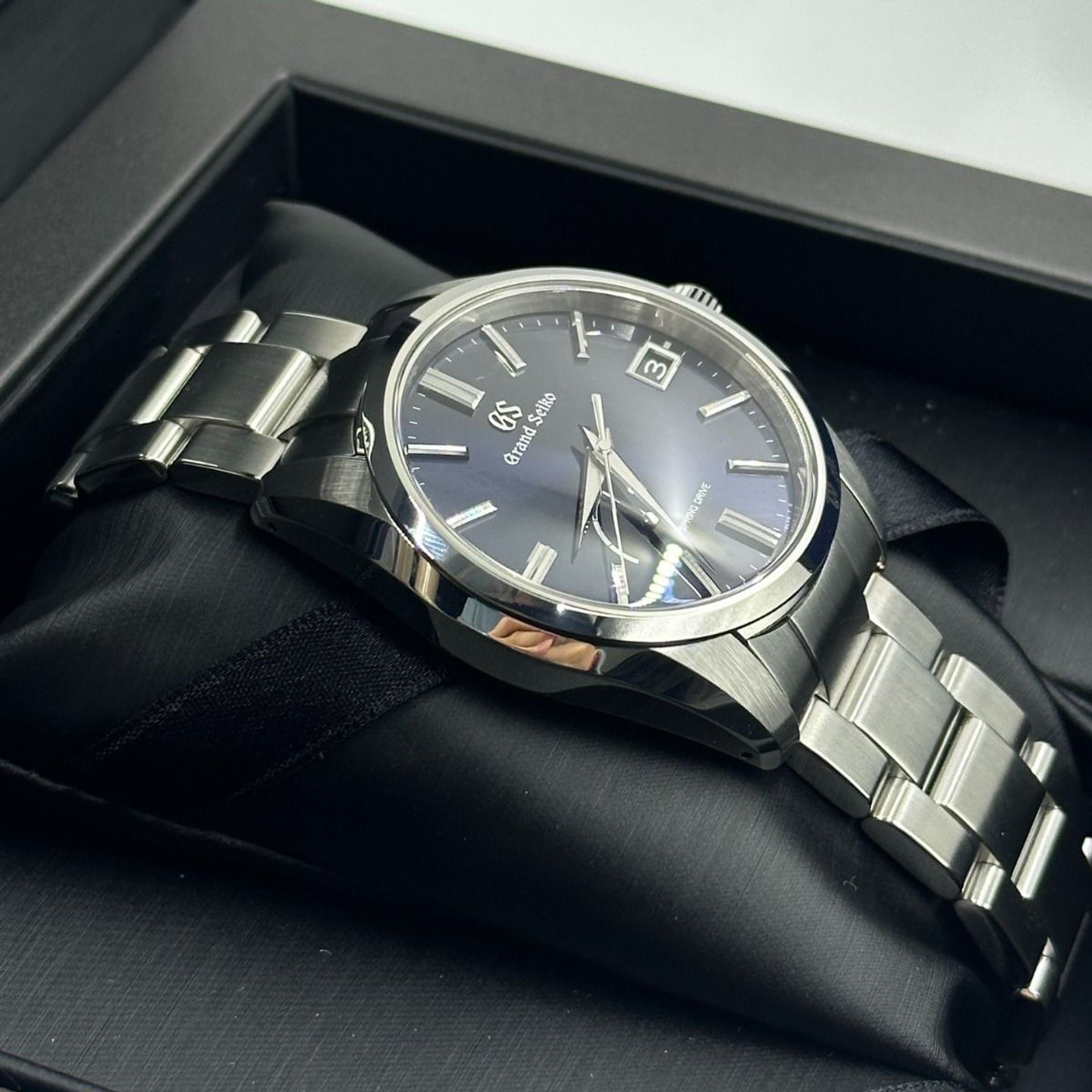 Grand Seiko Heritage Collection SBGA439G (2024) - Blauw wijzerplaat 40mm Staal (7/8)