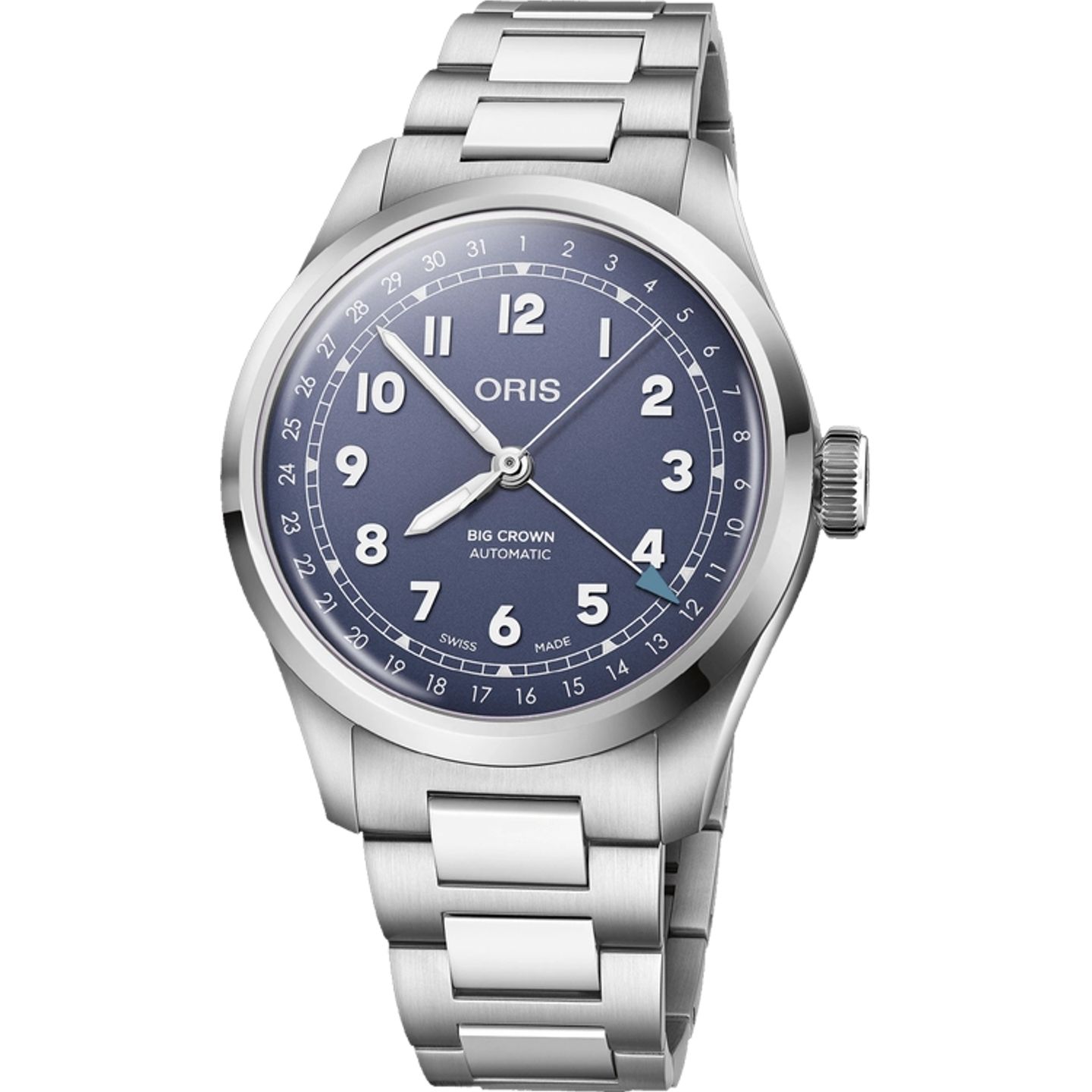 Oris Big Crown Pointer Date 01 754 7798 4068-07 8 20 06 (2026) - Paars wijzerplaat 40mm Staal (1/1)