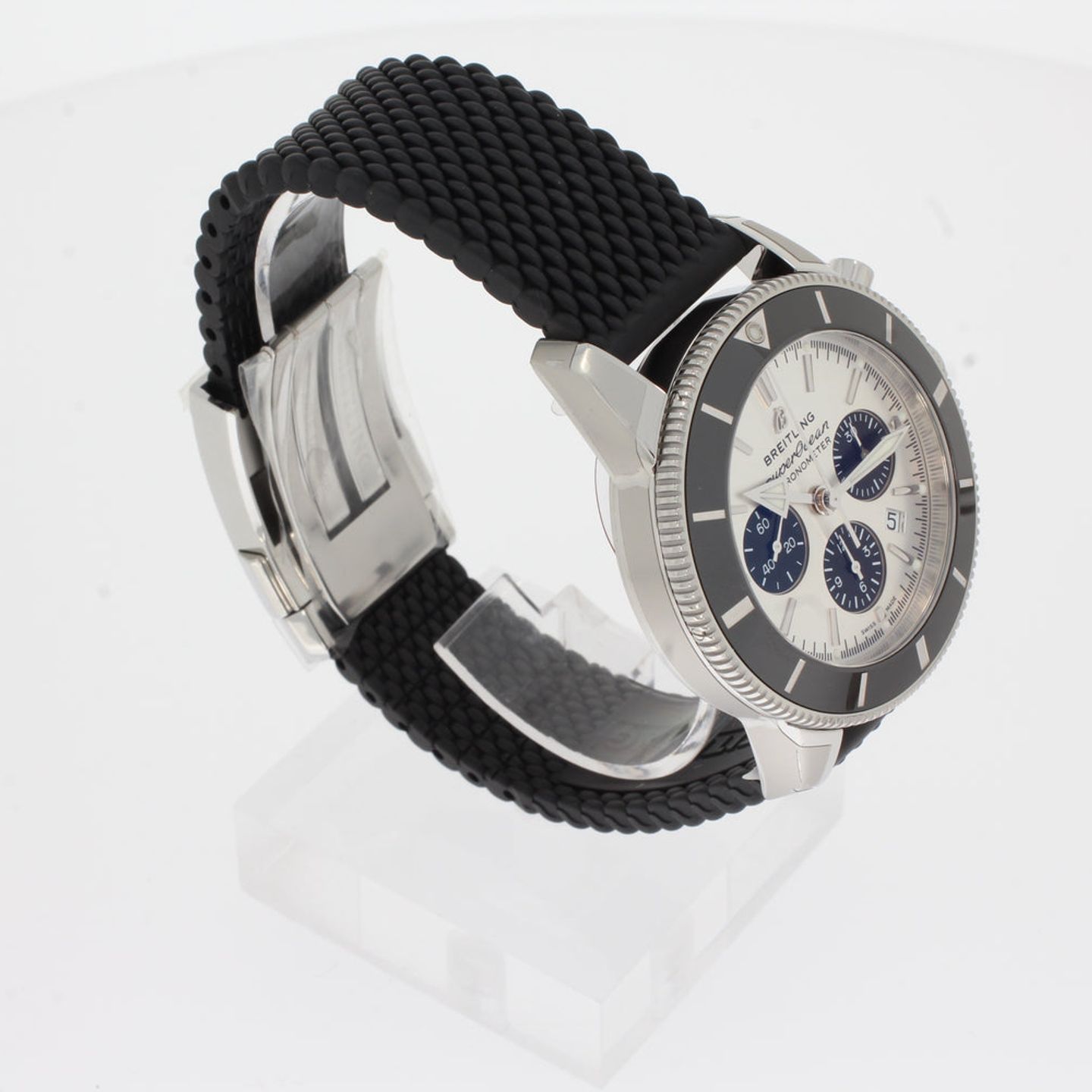 Breitling Superocean Heritage II Chronograph AB0162121G1S1 (2024) - Silver dial 44 mm Steel case (4/4)