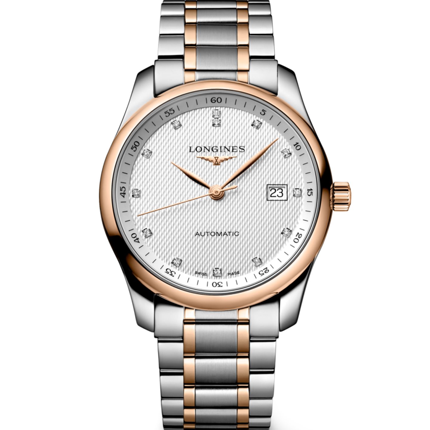 Longines Master Collection L2.793.5.77.7 (2024) - Zilver wijzerplaat 40mm Goud/Staal (1/8)