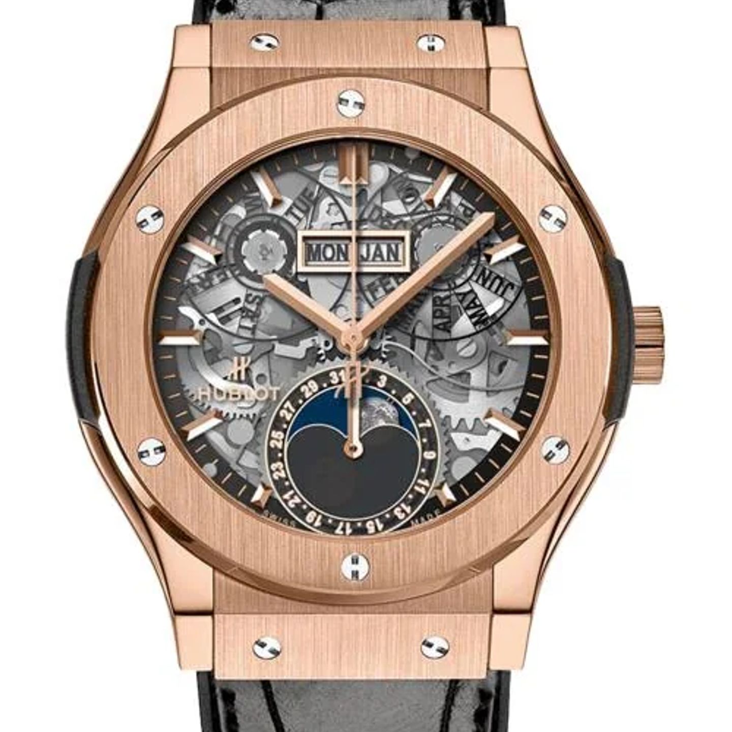 Hublot Classic Fusion Aerofusion 547.OX.0180.LR (2026) - Transparent dial 42 mm Rose Gold case (1/1)