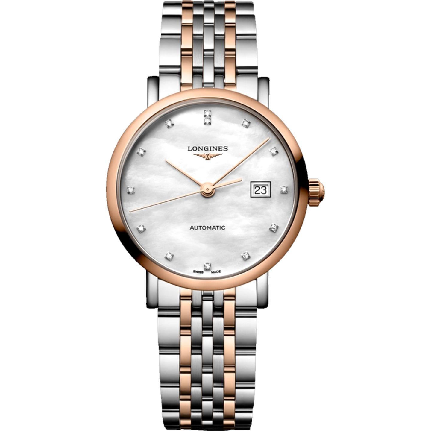 Longines Elegant L4.310.5.80.7 (2026) - Parelmoer wijzerplaat 29mm Goud/Staal (1/1)