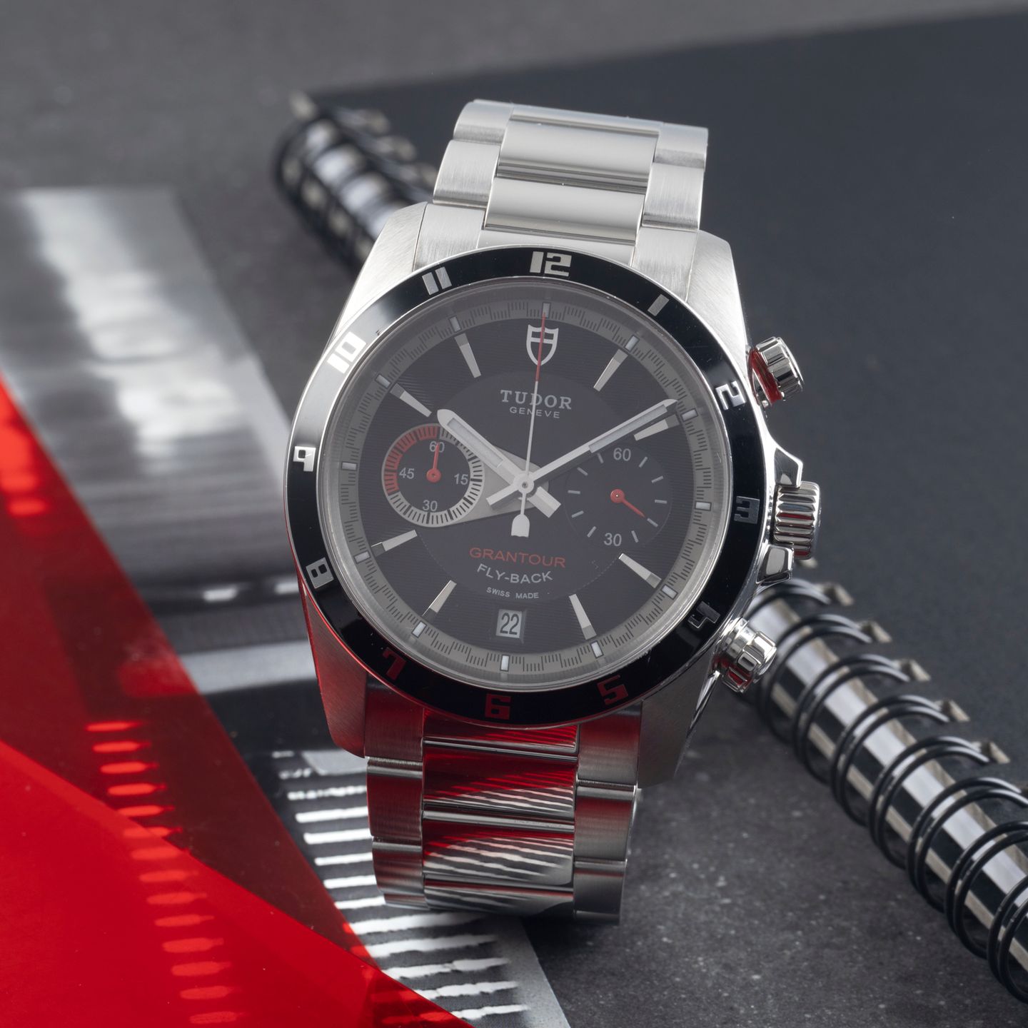 Tudor Grantour 20550N (2014) - 42mm Staal (1/8)