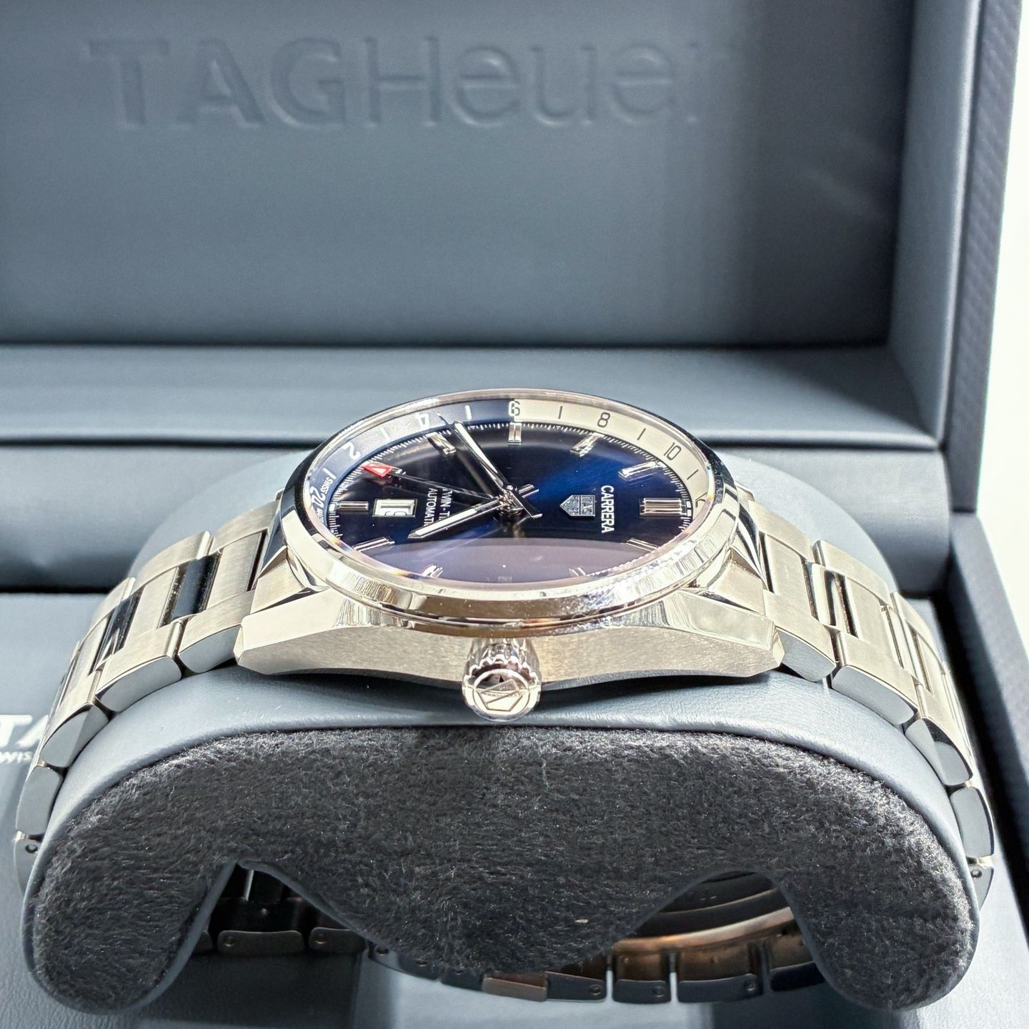 TAG Heuer Carrera WBN201A.BA0640 (2023) - Blue dial 41 mm Steel case (6/7)