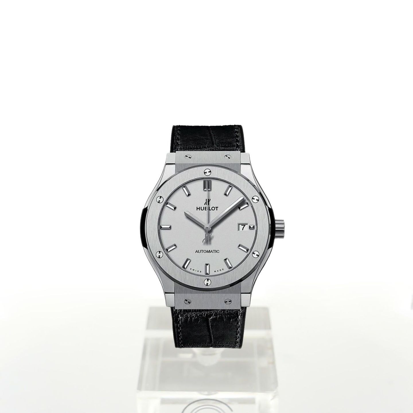 Hublot Classic Fusion 542.NX.2611.LR (2024) - Zilver wijzerplaat 42mm Titanium (2/2)