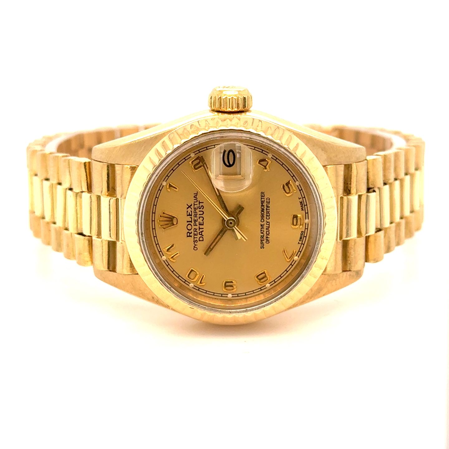 Rolex Lady-Datejust 69178 (1984) - 26 mm Yellow Gold case (1/8)