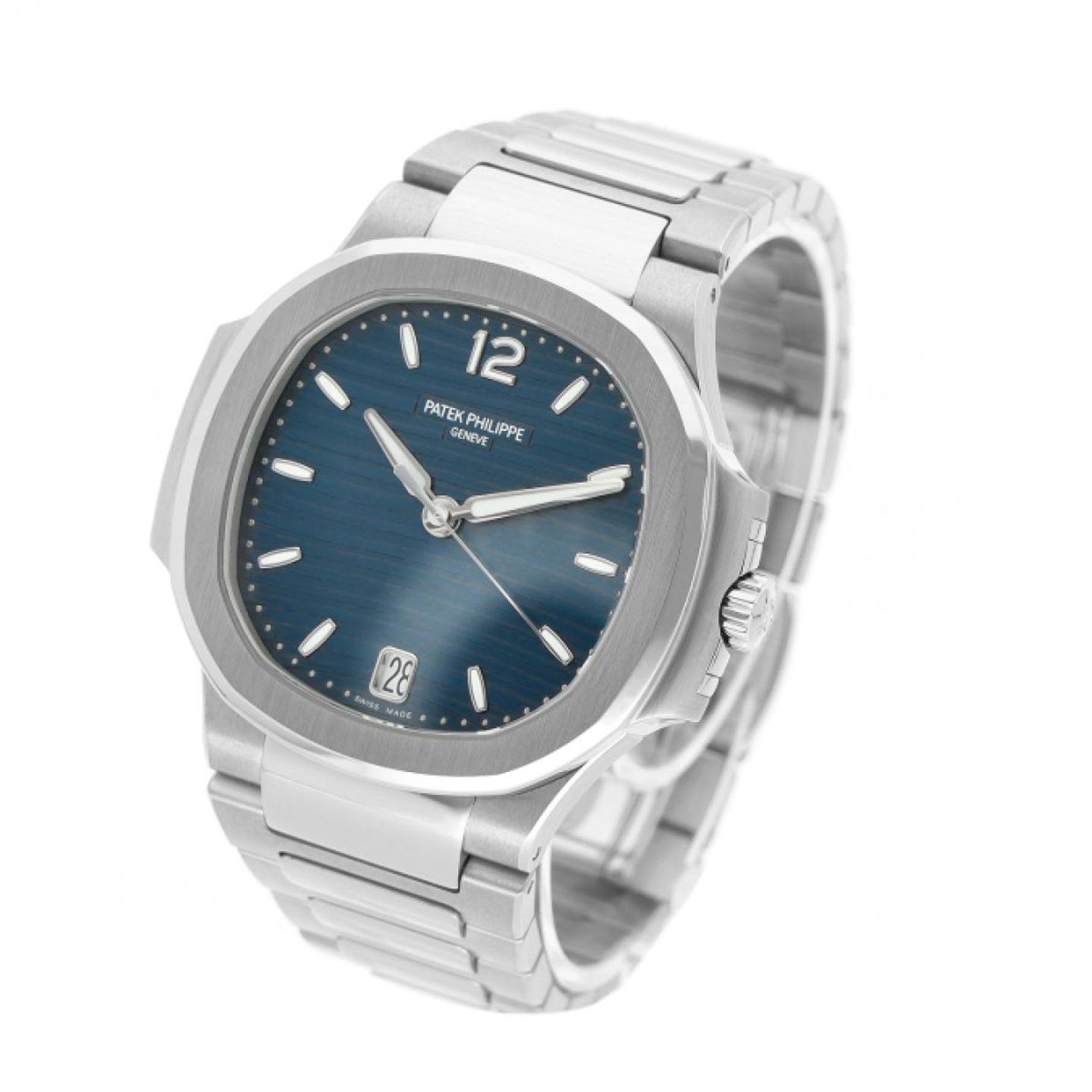 Patek Philippe Nautilus 7118/1A-001 (2018) - Blue dial 35 mm Steel case (2/5)
