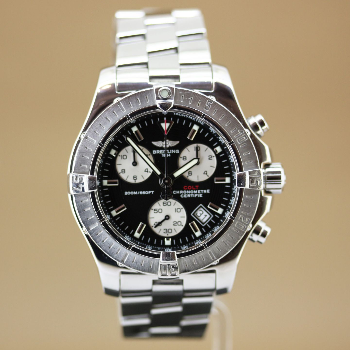 Breitling Colt Chronograph A73380 (2006) - 41 mm Steel case (1/8)