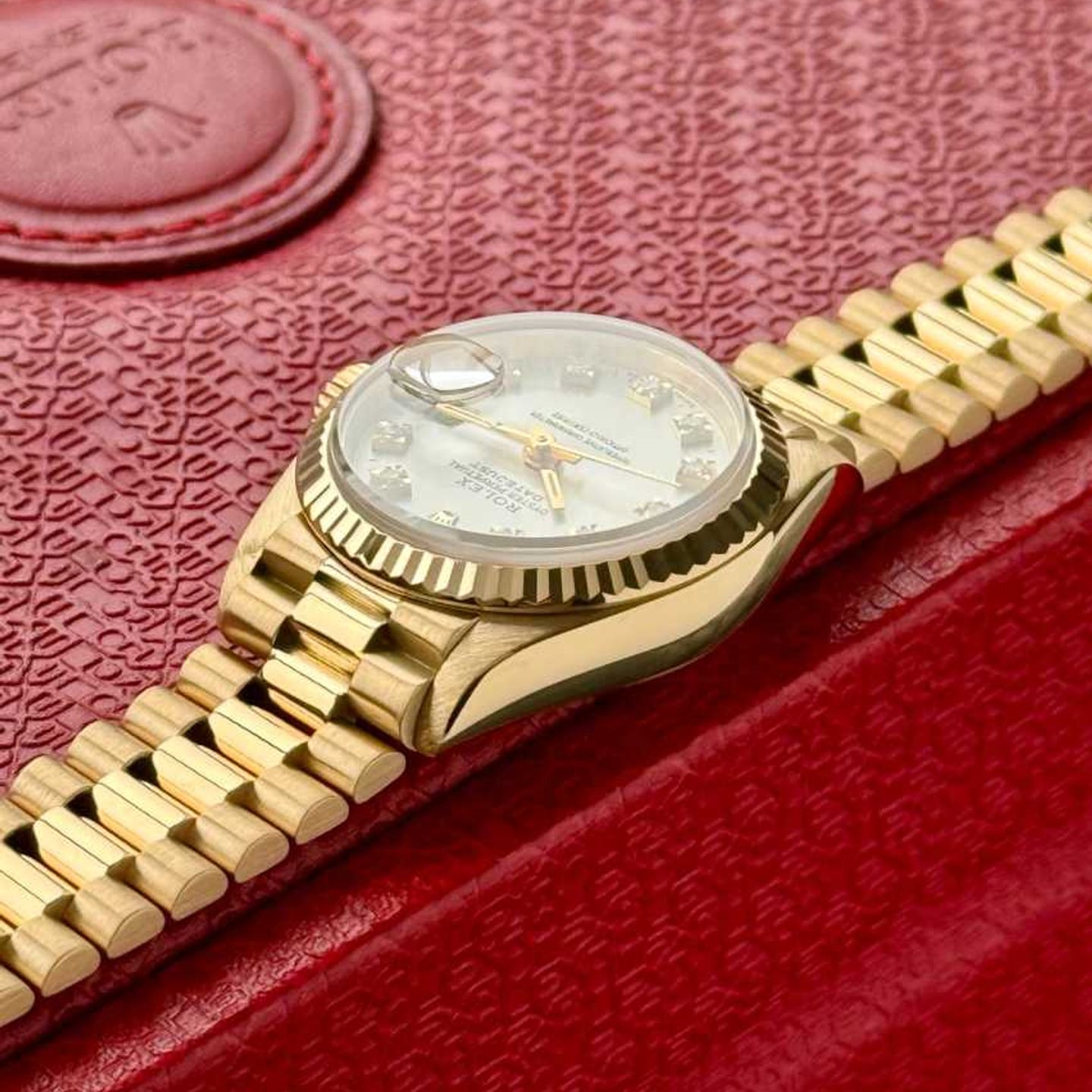 Rolex Lady-Datejust 69178 (1991) - Zilver wijzerplaat 26mm Geelgoud (5/8)