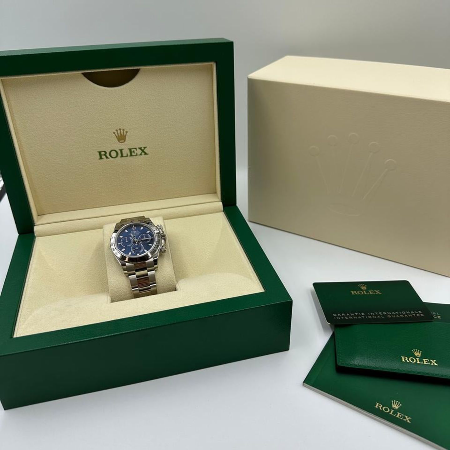 Rolex Daytona 116509 blue (2022) - 40mm Witgoud (3/10)