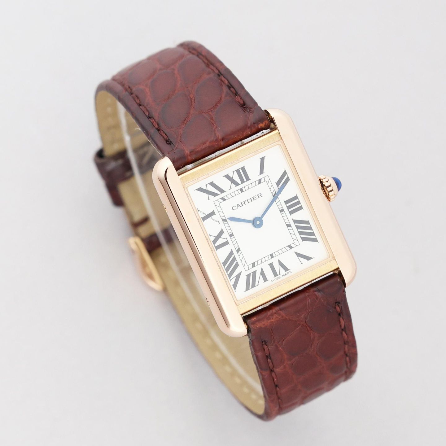 Cartier Tank Solo W5200024 (2018) - Silver dial 31 mm Rose Gold case (2/8)