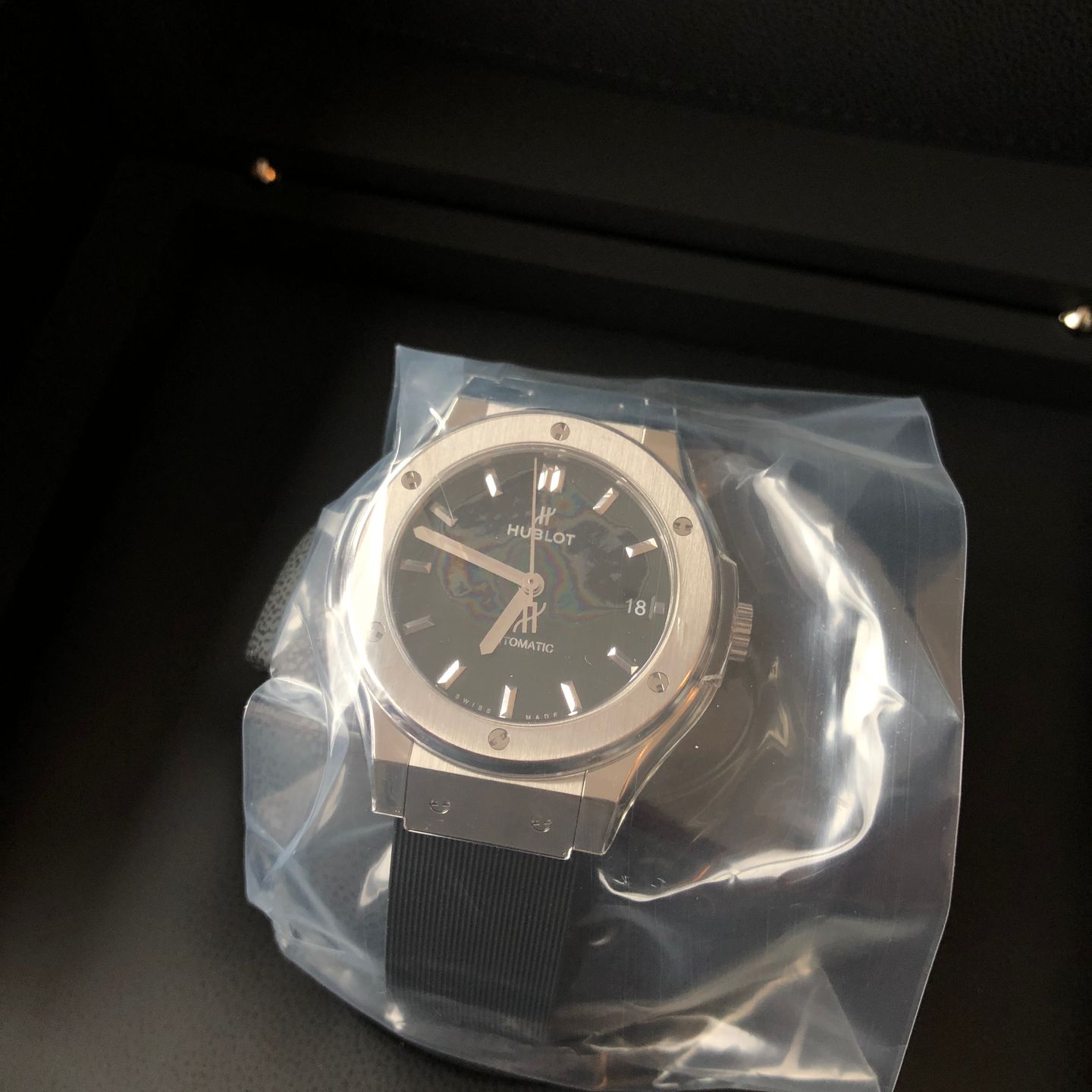 Hublot Classic Fusion 565.NX.1171.RX (2022) - Black dial 38 mm Titanium case (5/5)