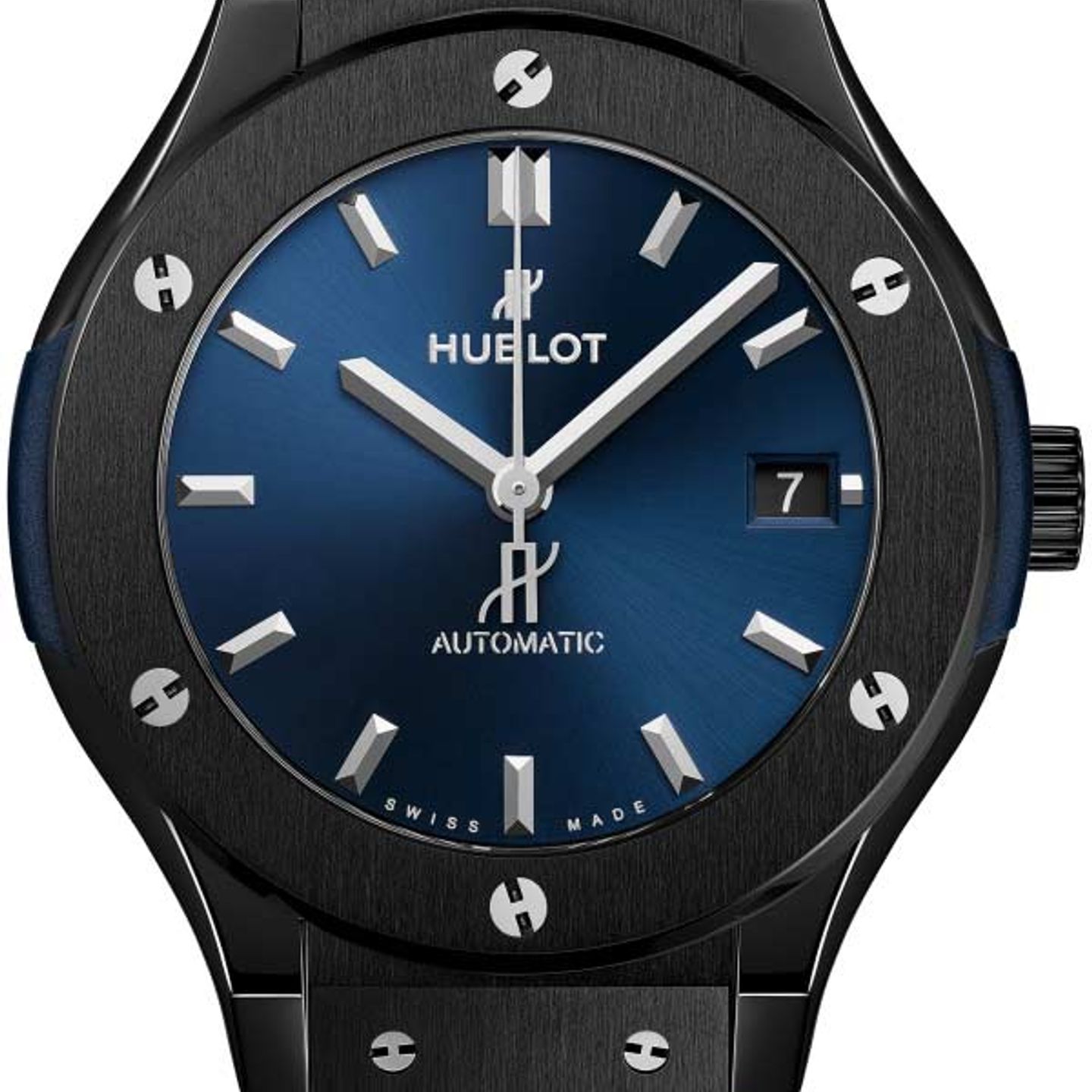 Hublot Classic Fusion Blue 565.CM.7170.RX (2022) - Blauw wijzerplaat 38mm Keramiek (1/1)