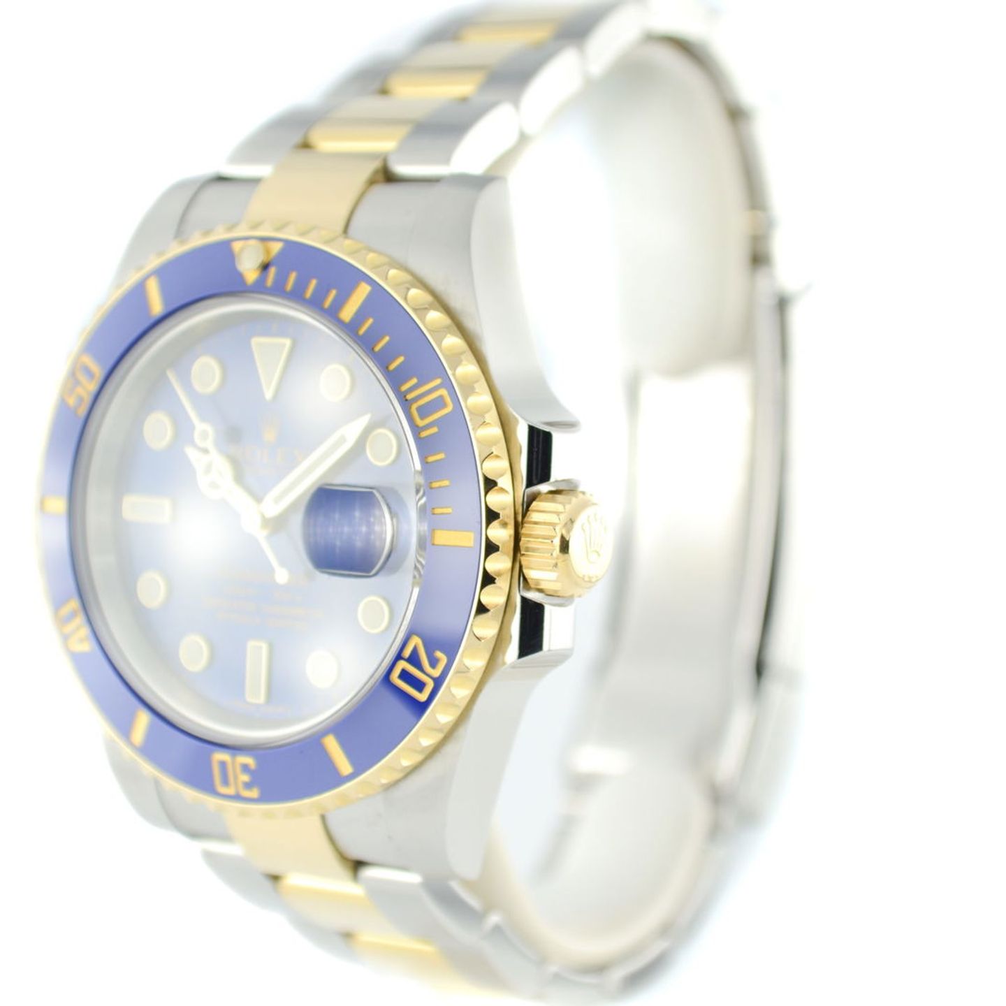 Rolex Submariner Date 116613LB (2017) - Blue dial 40 mm Gold/Steel case (2/6)