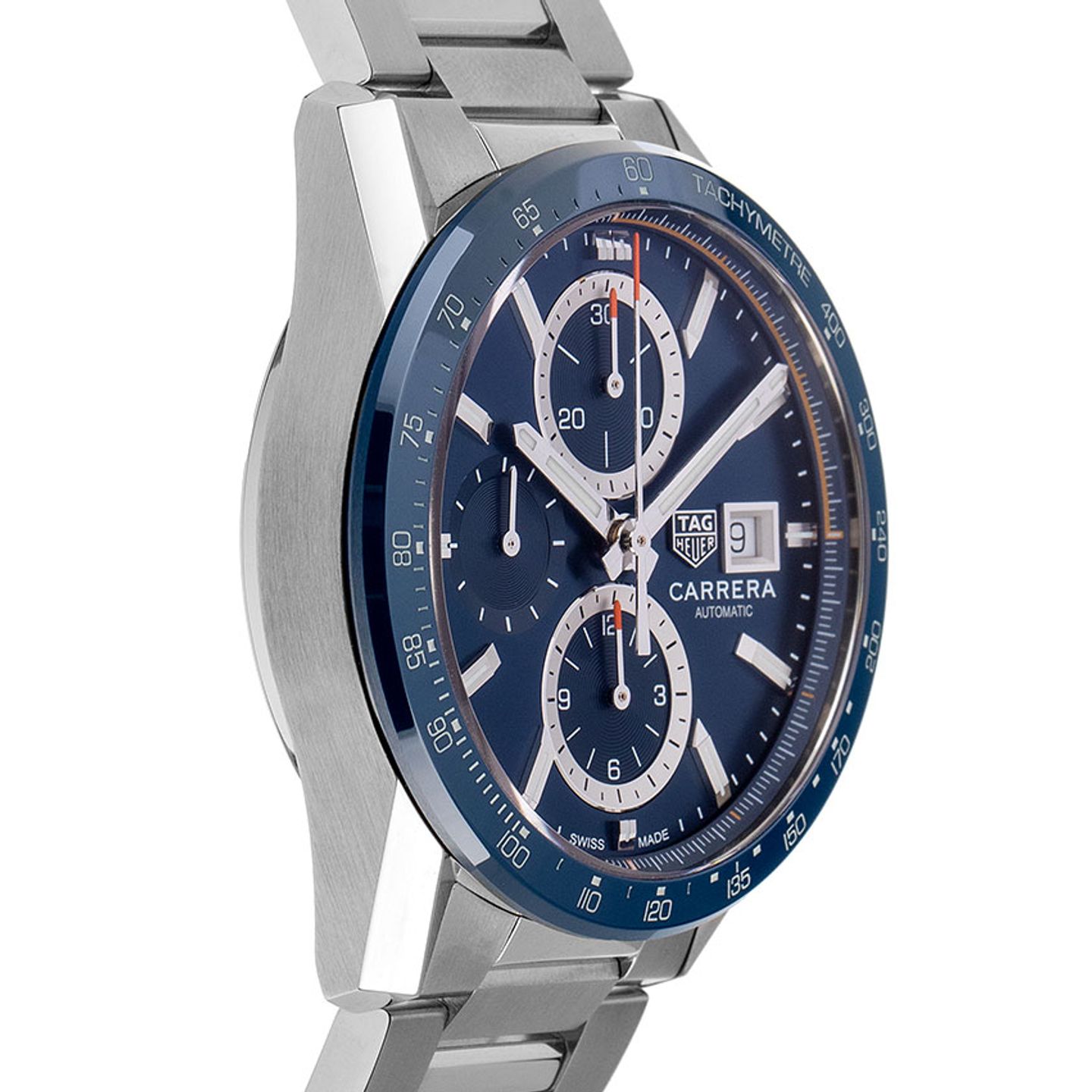 TAG Heuer Carrera Calibre 16 CBM2112.BA0651 (2024) - Blue dial 41 mm Steel case (5/7)