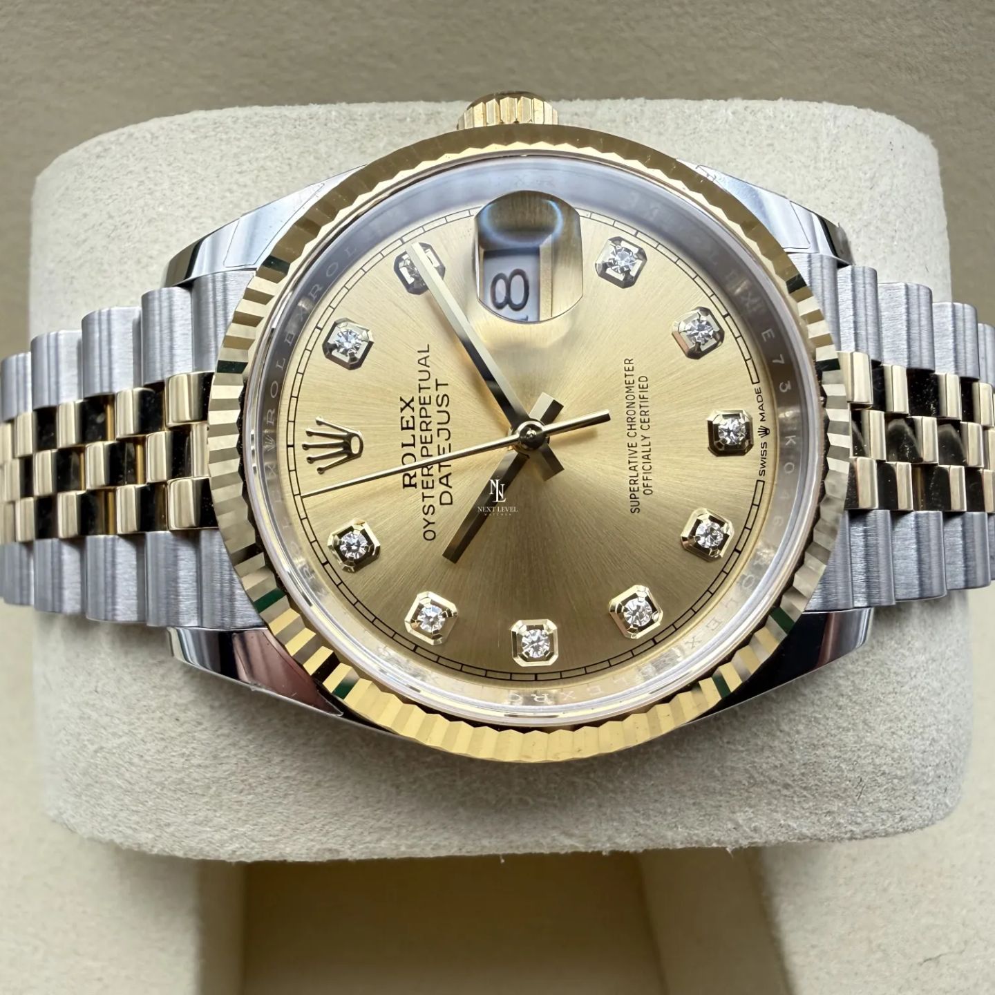 Rolex Datejust 36 126233 (2026) - 36mm Goud/Staal (4/8)