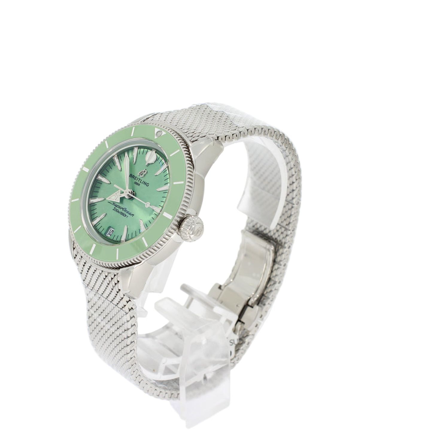 Breitling Superocean Heritage A10390361L1A1 (2025) - Green dial 36 mm Steel case (2/4)