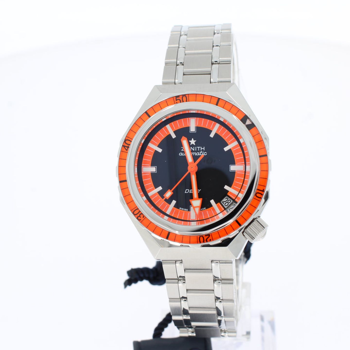 Zenith Defy 03.A3648.670/21.M3648 (2025) - Zwart wijzerplaat 37mm Staal (1/4)