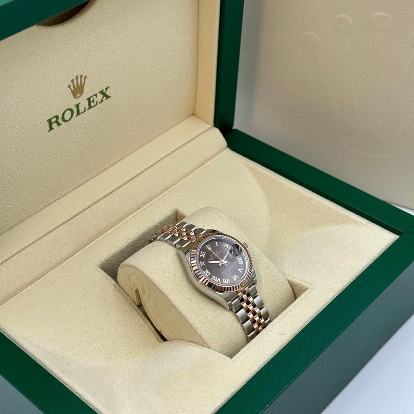 Rolex Lady-Datejust 279171 choc roman jub - (3/10)