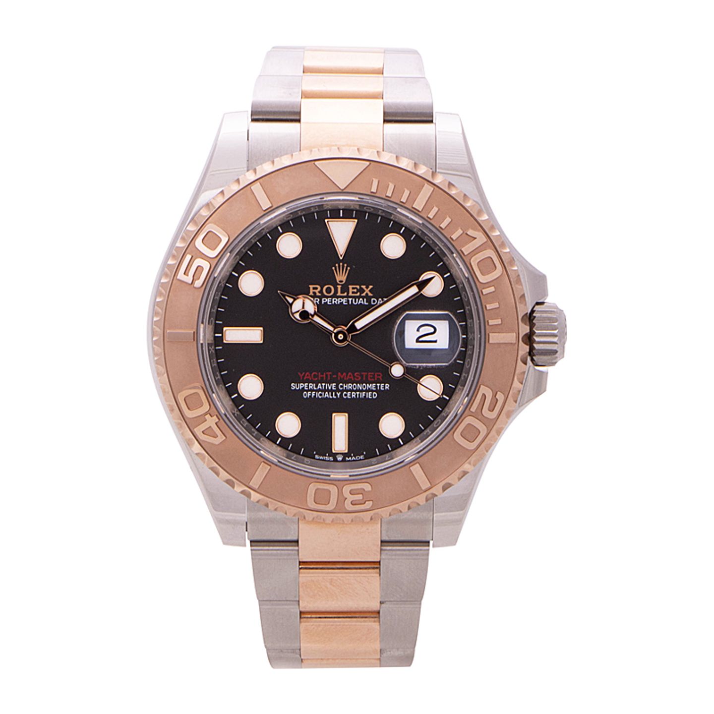 Rolex Yacht-Master 40 126621 (2025) - Black dial 40 mm Gold/Steel case (4/16)