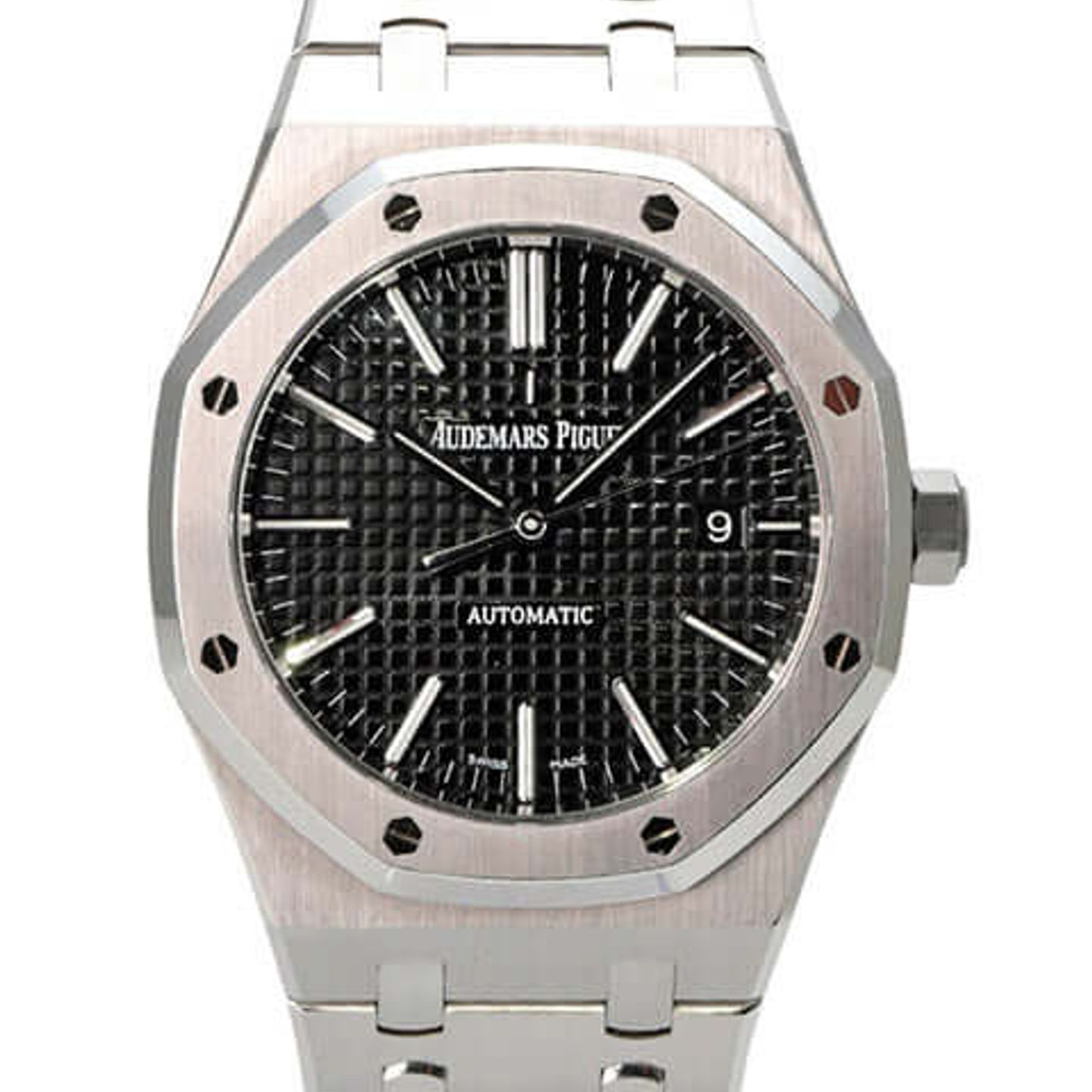 Audemars Piguet Royal Oak Selfwinding 15400ST.OO.1220ST.01 (2017) - Black dial 41 mm Steel case (1/8)