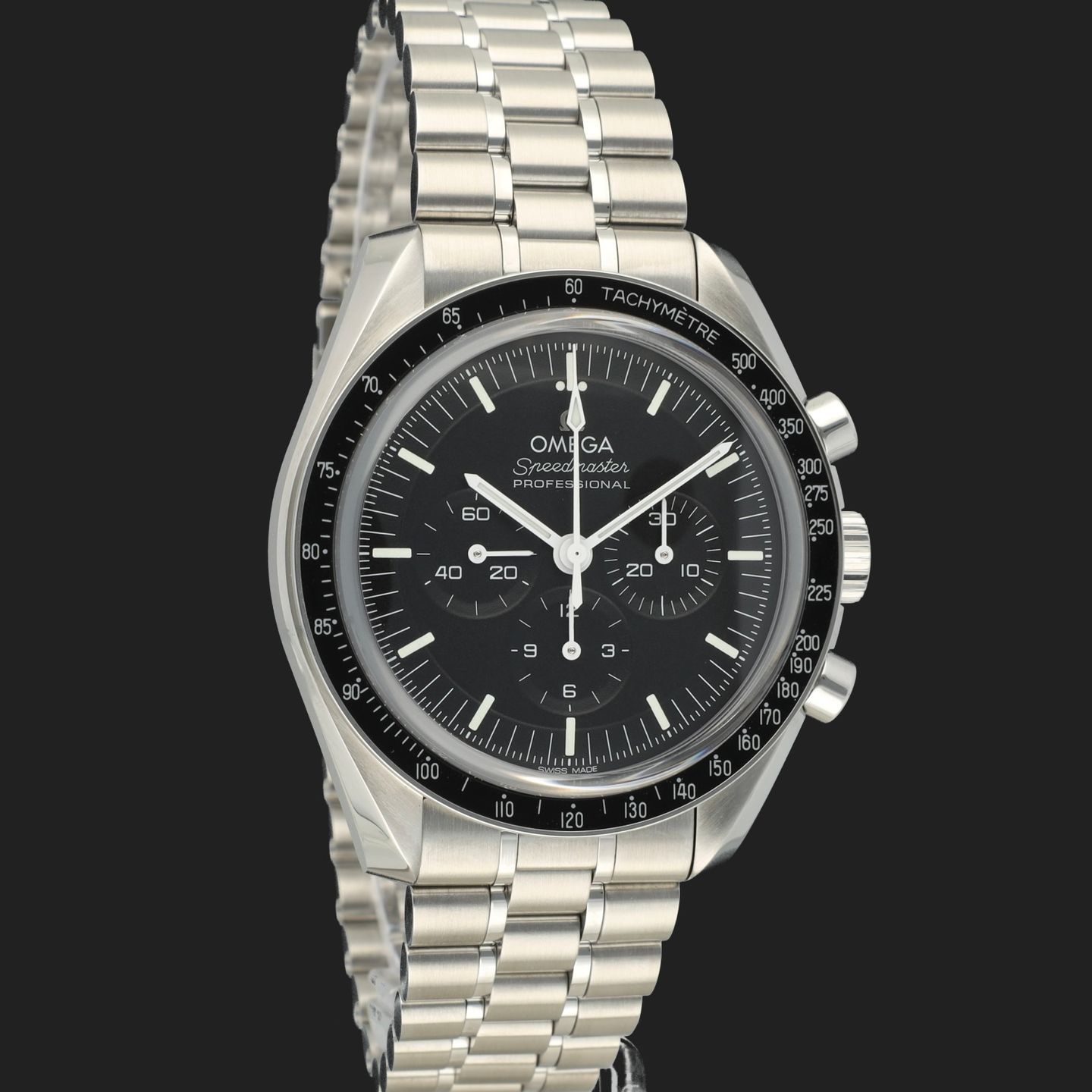 Omega Speedmaster Professional Moonwatch 310.30.42.50.01.002 (2024) - Zwart wijzerplaat 42mm Staal (4/8)