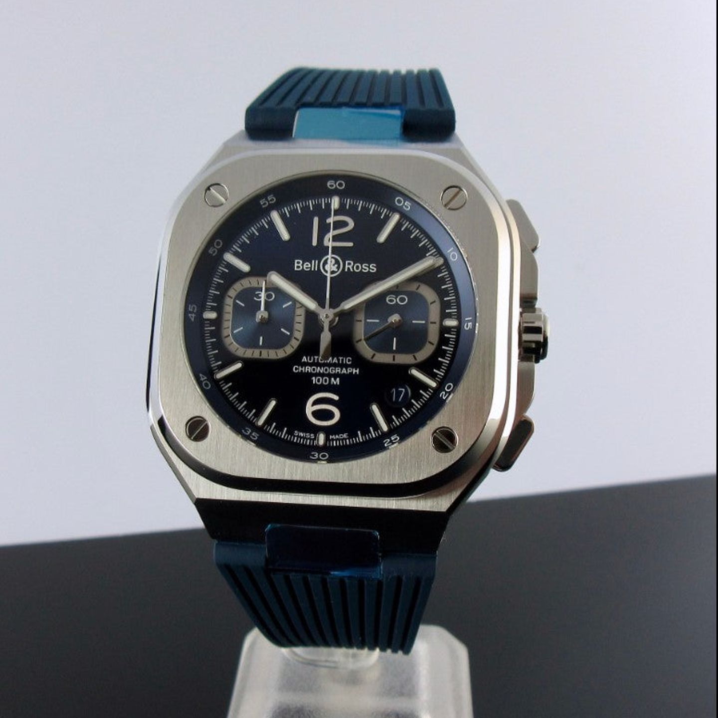 Bell & Ross BR 05 BR05C-BU-ST/SRB (2025) - Blauw wijzerplaat 43mm Staal (1/1)
