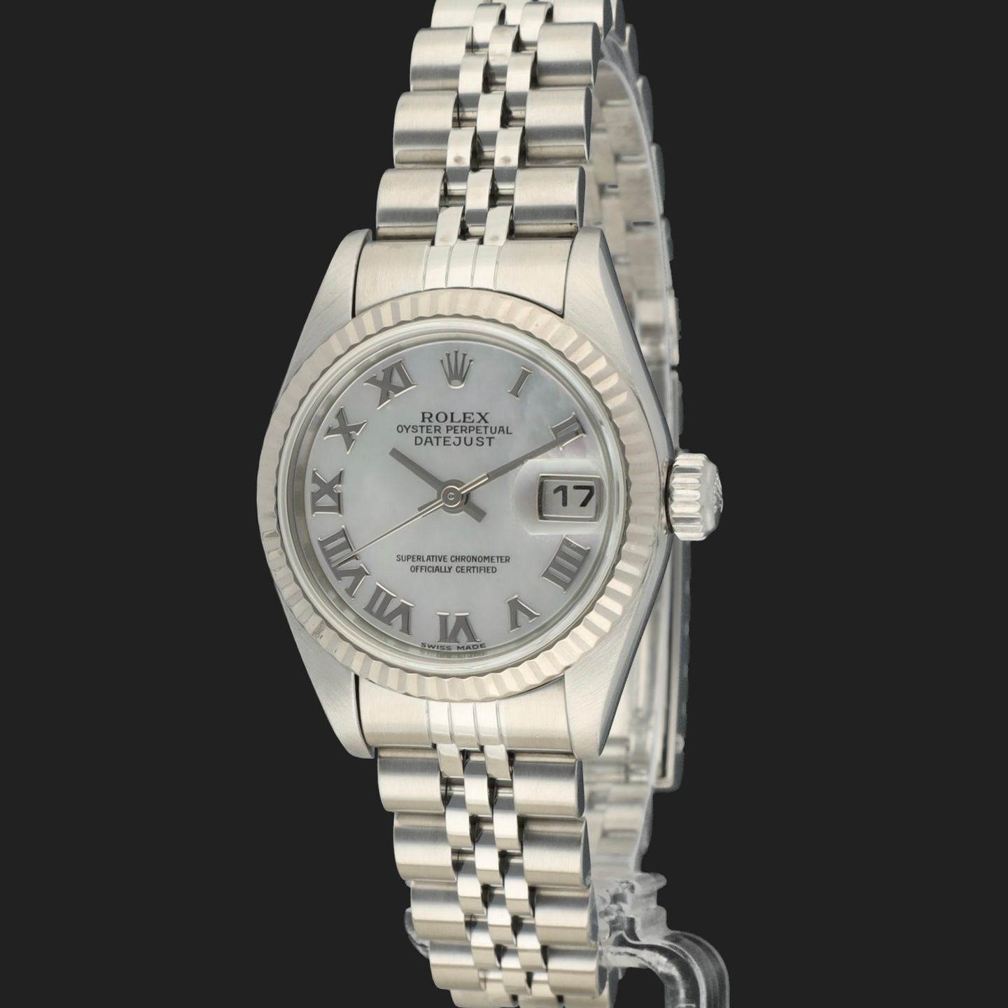 Rolex Lady-Datejust 79174 (2001) - 26mm Staal (1/8)