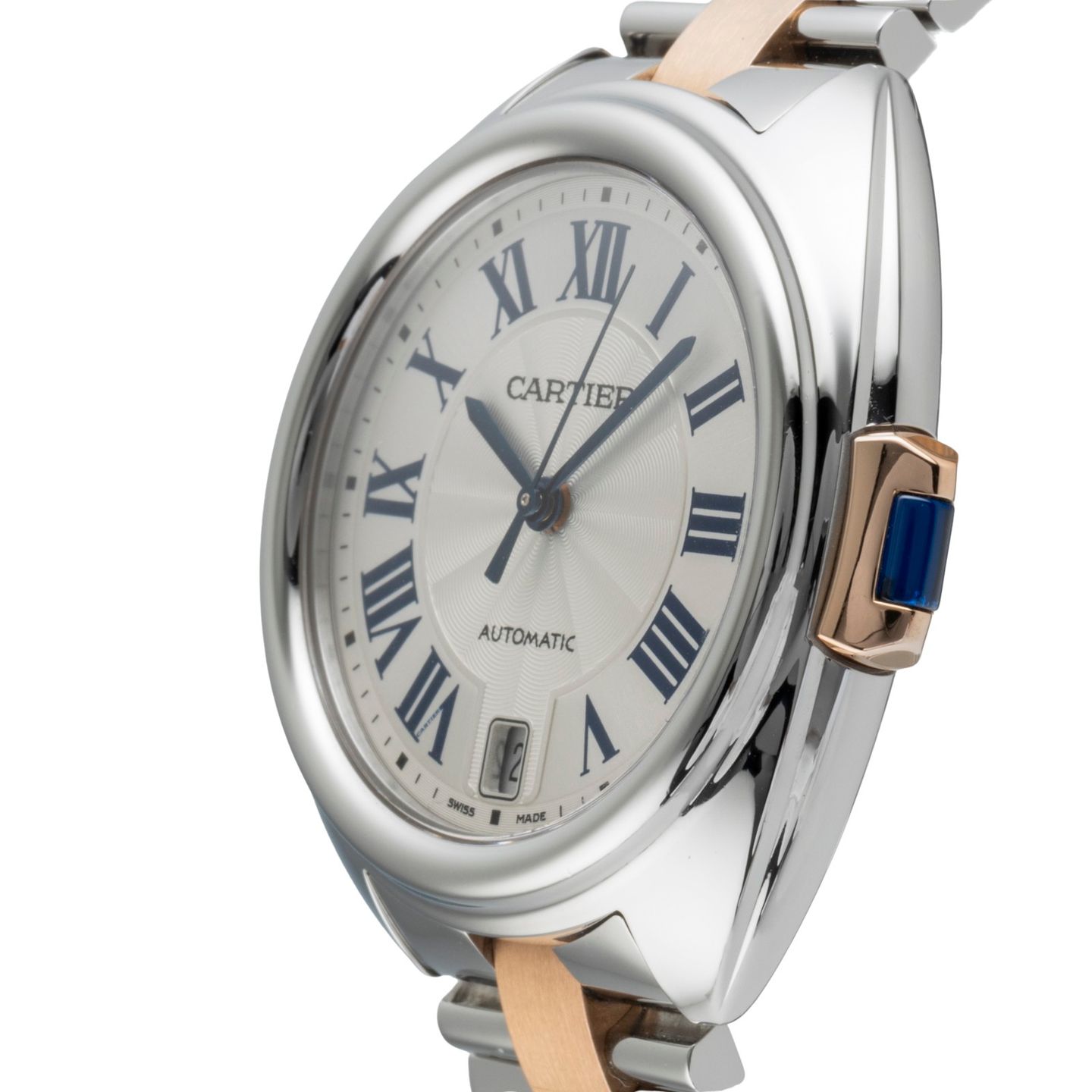 Cartier Clé de Cartier W2CL0003 (Unknown (random serial)) - Silver dial 35 mm Steel case (6/8)