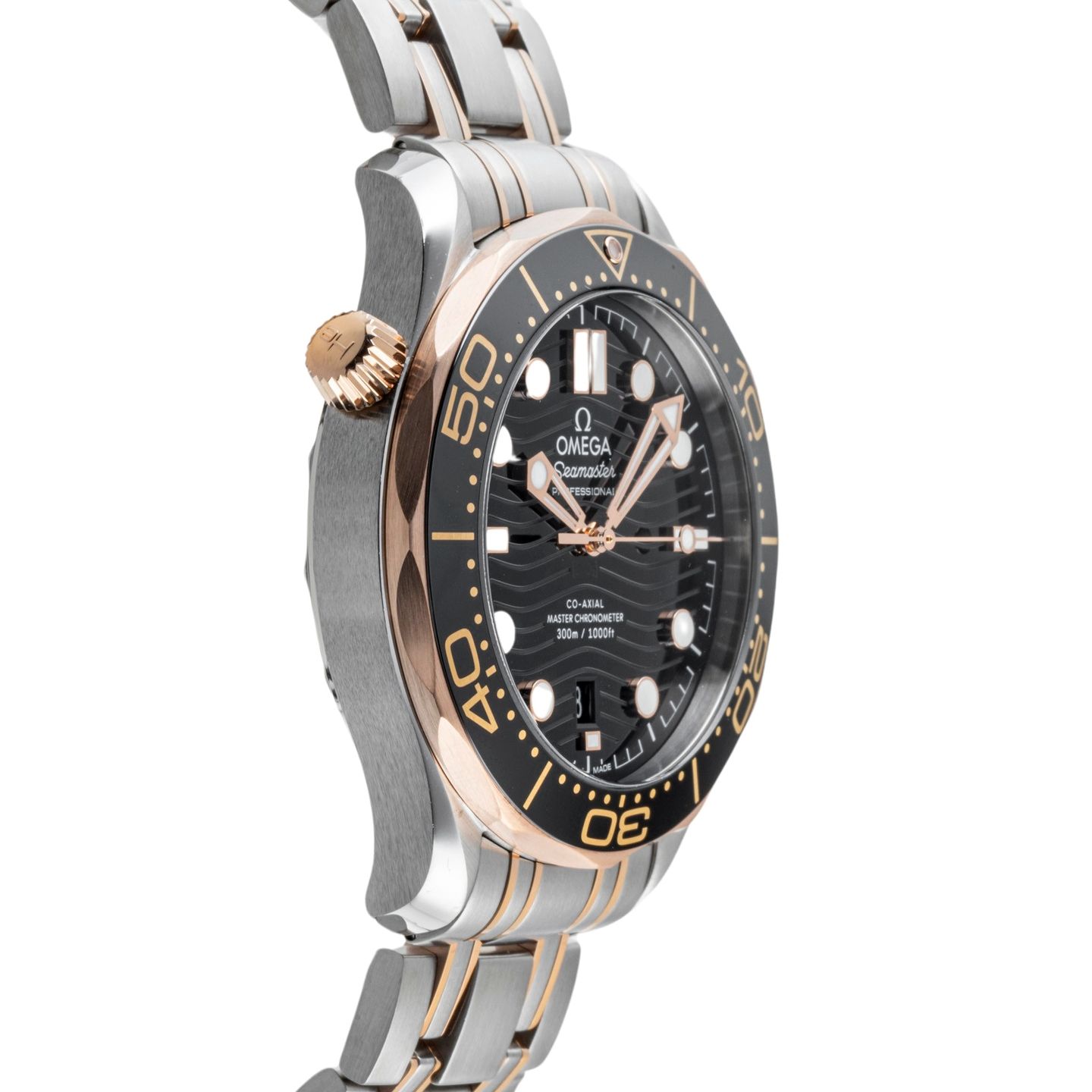 Omega Seamaster Diver 300 M 210.20.42.20.01.001 (Onbekend (willekeurig serienummer)) - Zwart wijzerplaat 42mm Staal (6/8)