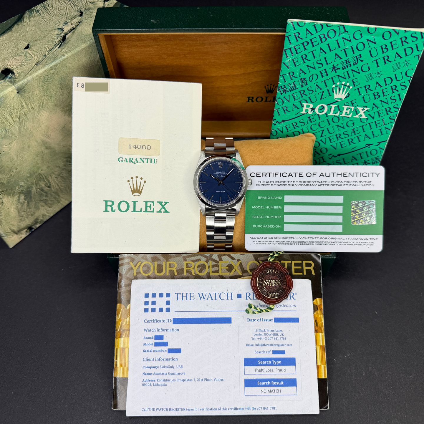 Rolex Air-King 14000 (1990) - 34 mm Steel case (3/8)