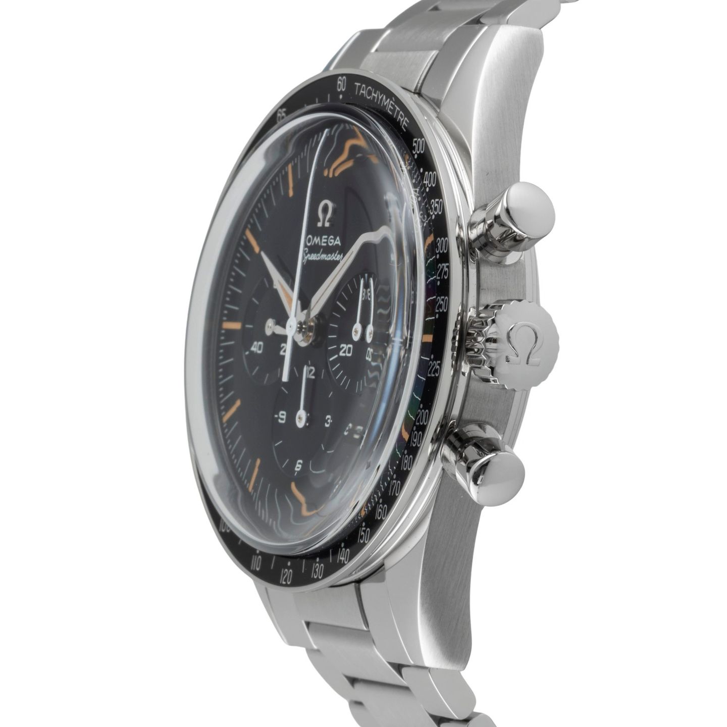 Omega Speedmaster 310.30.40.50.06.001 (Unknown (random serial)) - Black dial 40 mm Steel case (6/8)