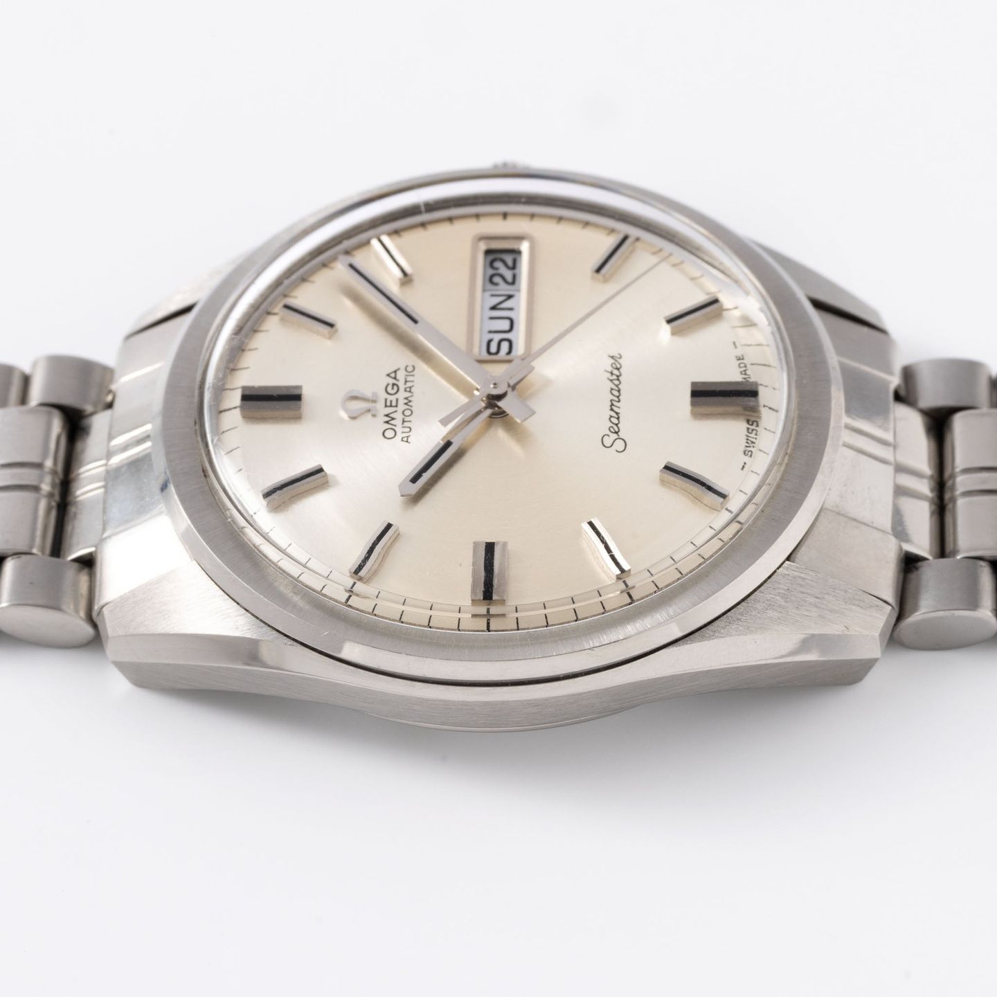 Omega Seamaster 166.032 (1968) - Silver dial 36 mm Steel case (7/8)