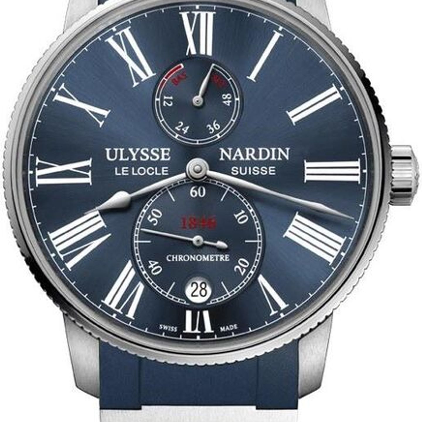 Ulysse Nardin Marine Torpilleur 1183-310-3/43 (2026) - Blauw wijzerplaat 43mm Staal (1/1)