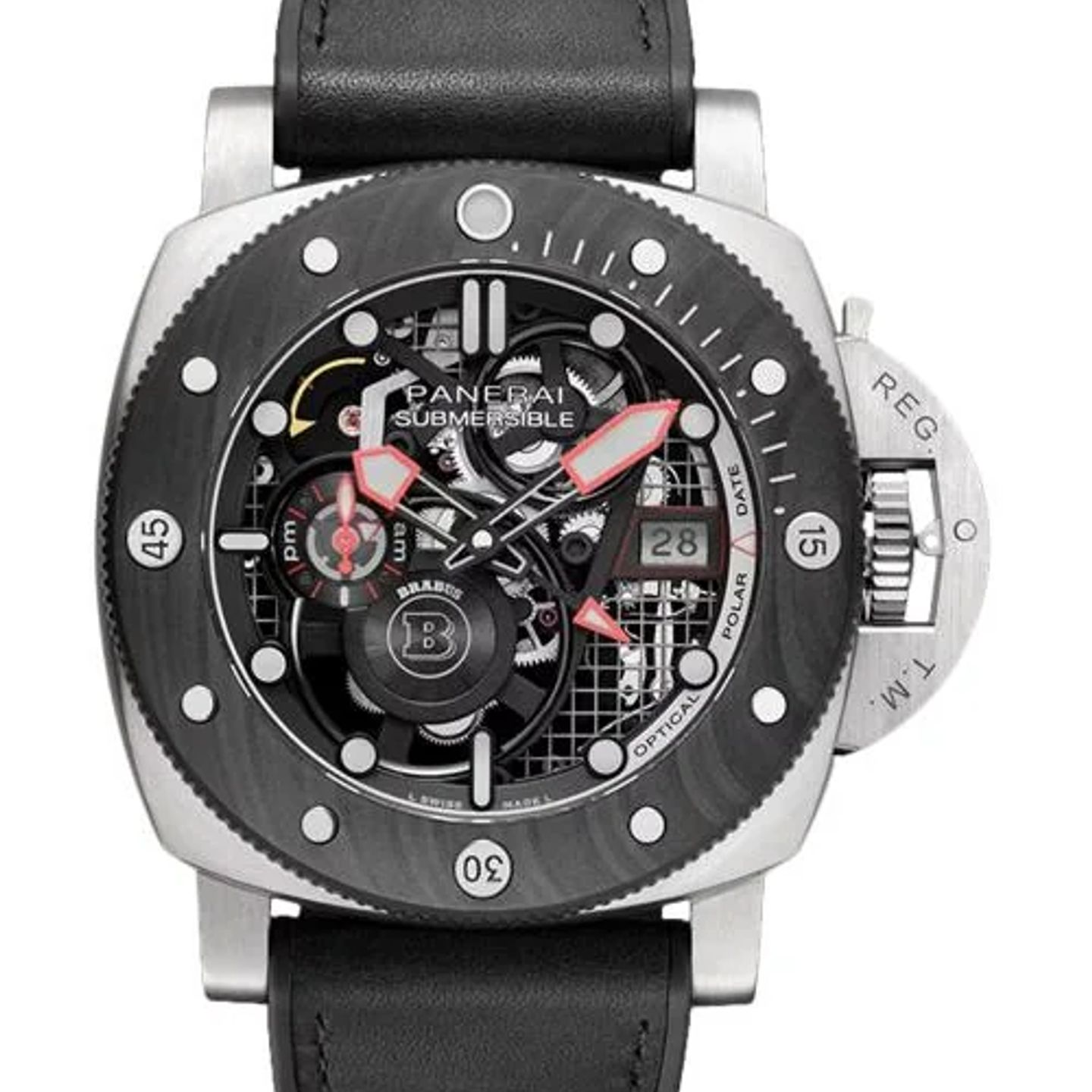 Panerai Submersible PAM01403 (2026) - Transparent dial 47 mm Titanium case (1/1)