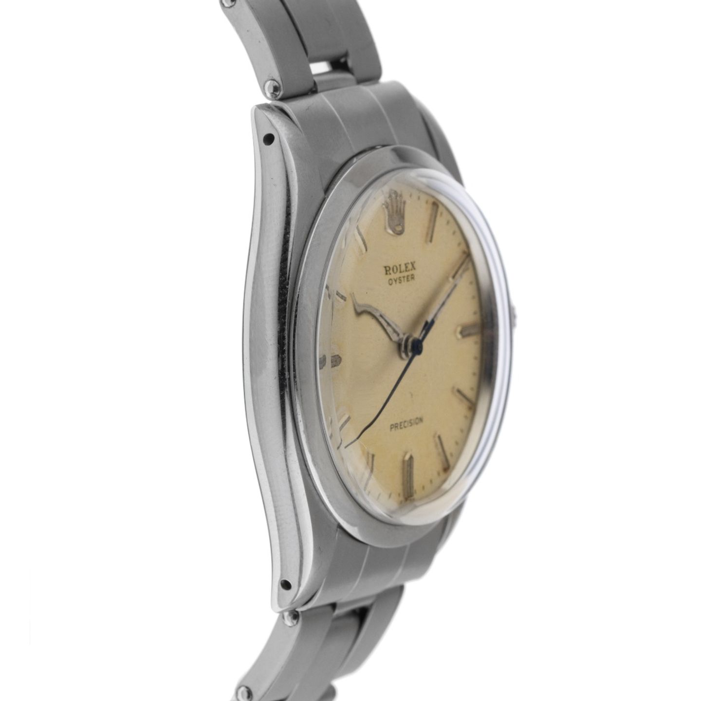 Rolex Oyster Precision 6422 (1972) - Zilver wijzerplaat 34mm Staal (5/8)