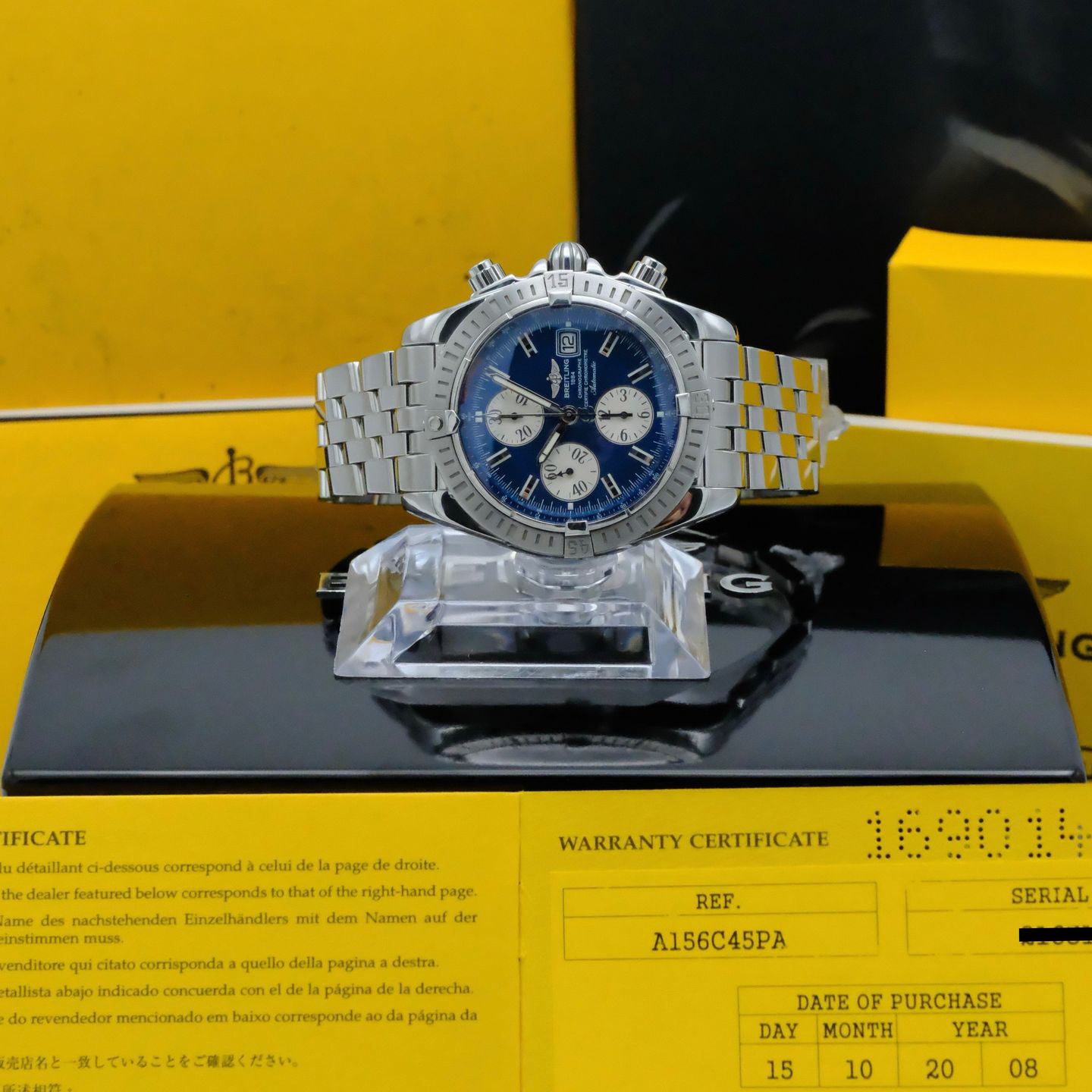 Breitling Chronomat Evolution A13356 (2009) - 44 mm Steel case (3/8)