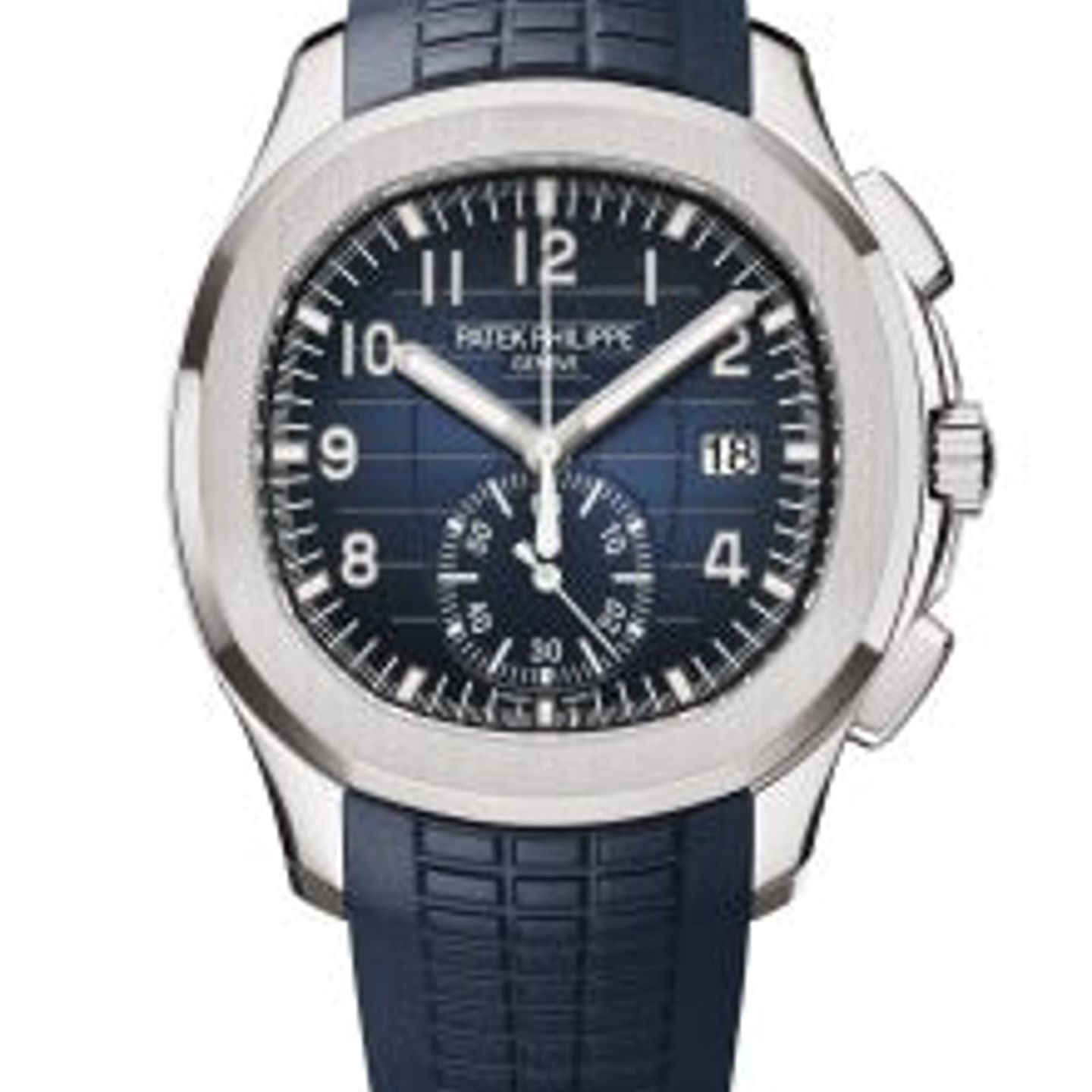 Patek Philippe Aquanaut 5968G-001 (2024) - Blue dial 42 mm White Gold case (1/1)