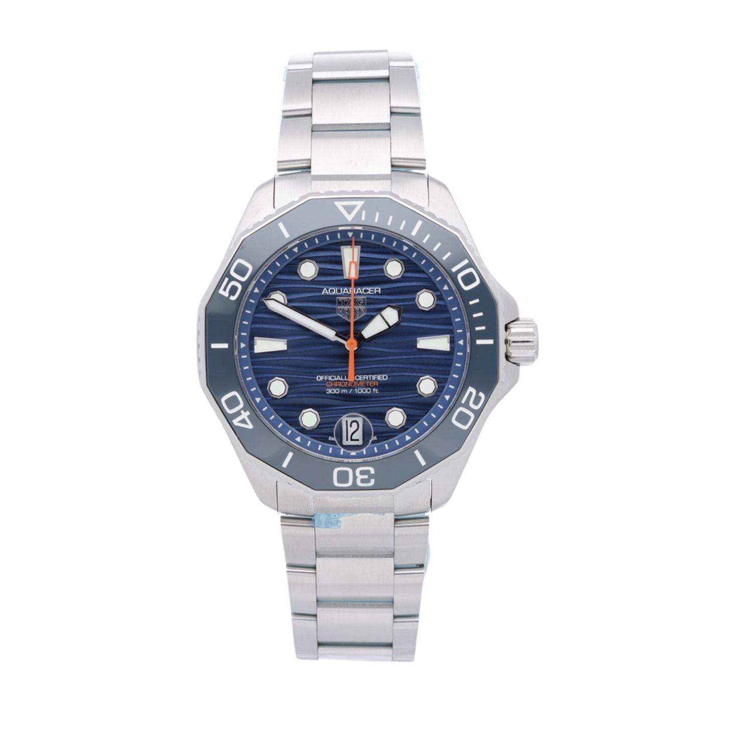 TAG Heuer Aquaracer WBP5111.BA0013 (2024) - Blauw wijzerplaat 42mm Staal (1/7)