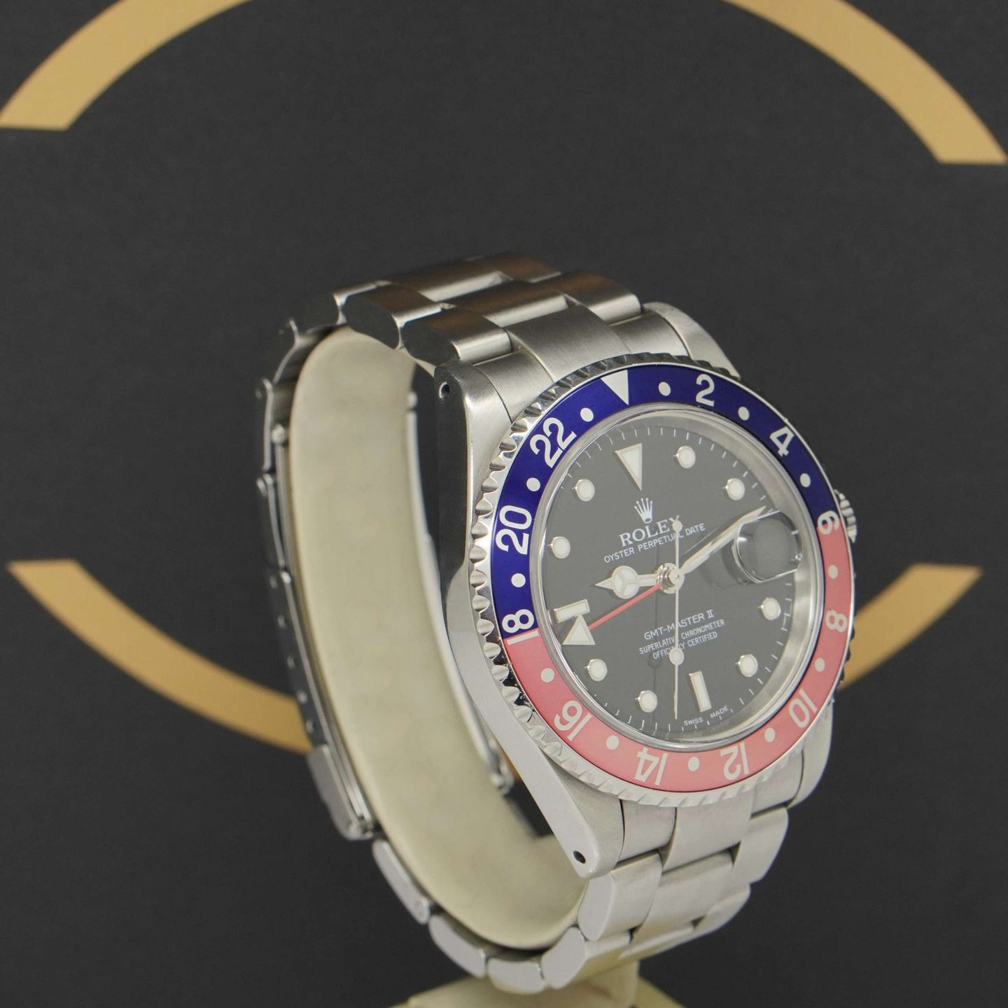 Rolex GMT-Master II 16710 (2001) - Zwart wijzerplaat 40mm Staal (3/7)