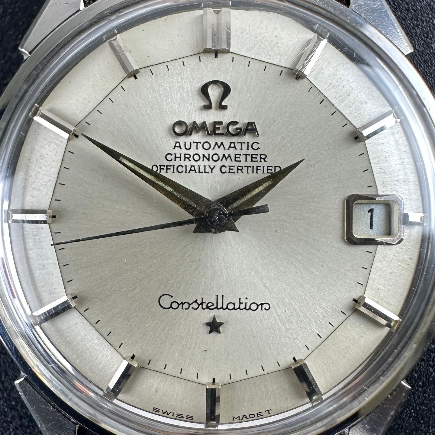 Omega Constellation 168.005 (1966) - Wit wijzerplaat 34mm Staal (8/8)