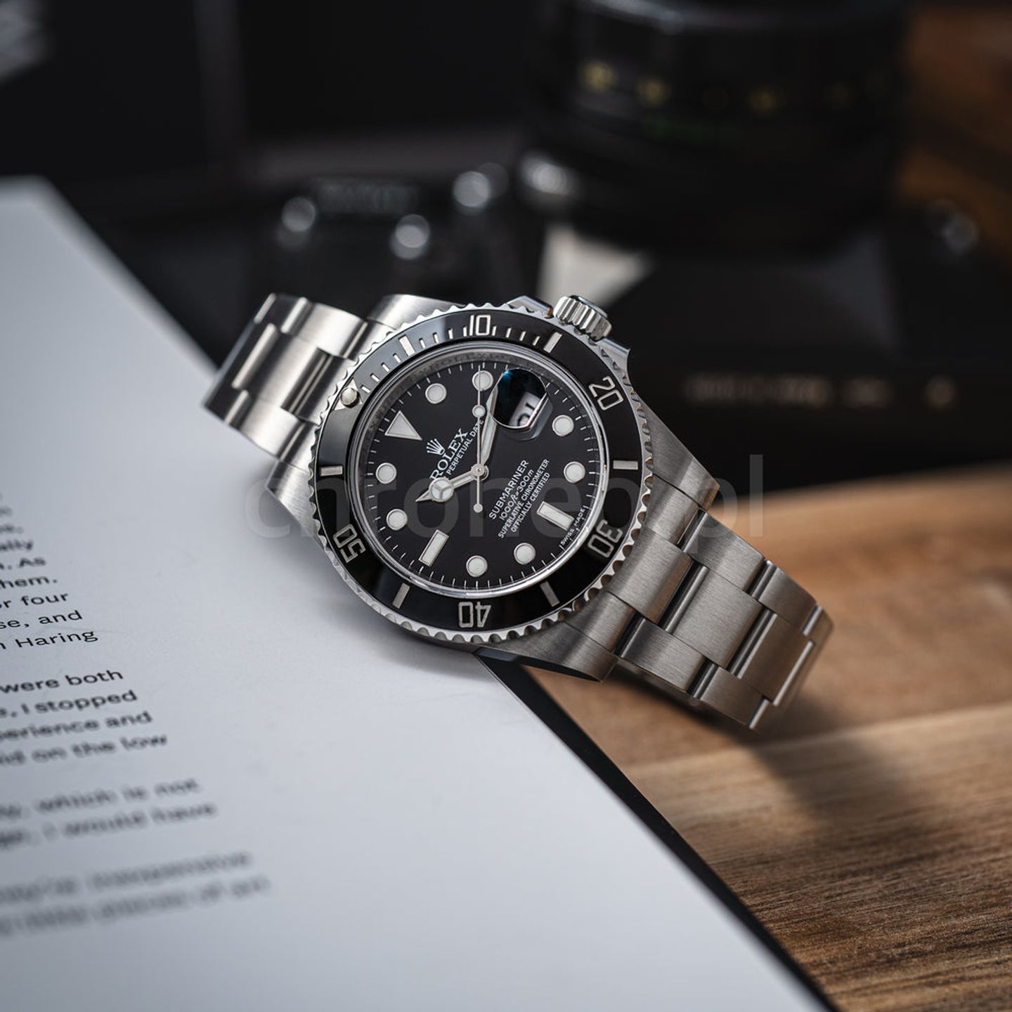 Rolex Submariner Date 116610LN (2015) - Zwart wijzerplaat 40mm Staal (1/8)